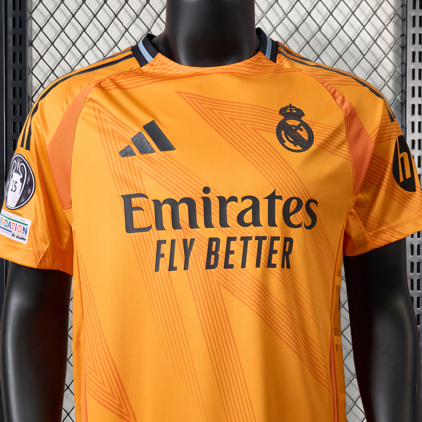 Real Madrid 24-25 Away Jersey with Bear Champ Font - Player Version - SOCCERDEALSHOP