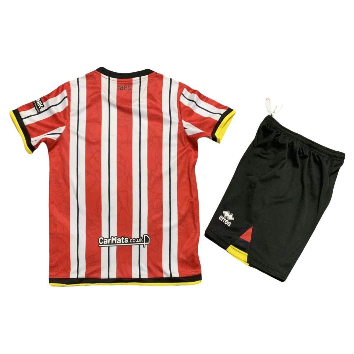 Sheffield United 24-25 Home Kids Kit - SOCCERDEALSHOP