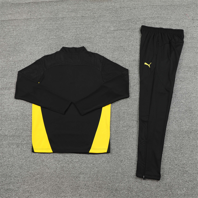 Dortmund 24-25 Long Sleeve Training Set - Black - SOCCERDEALSHOP