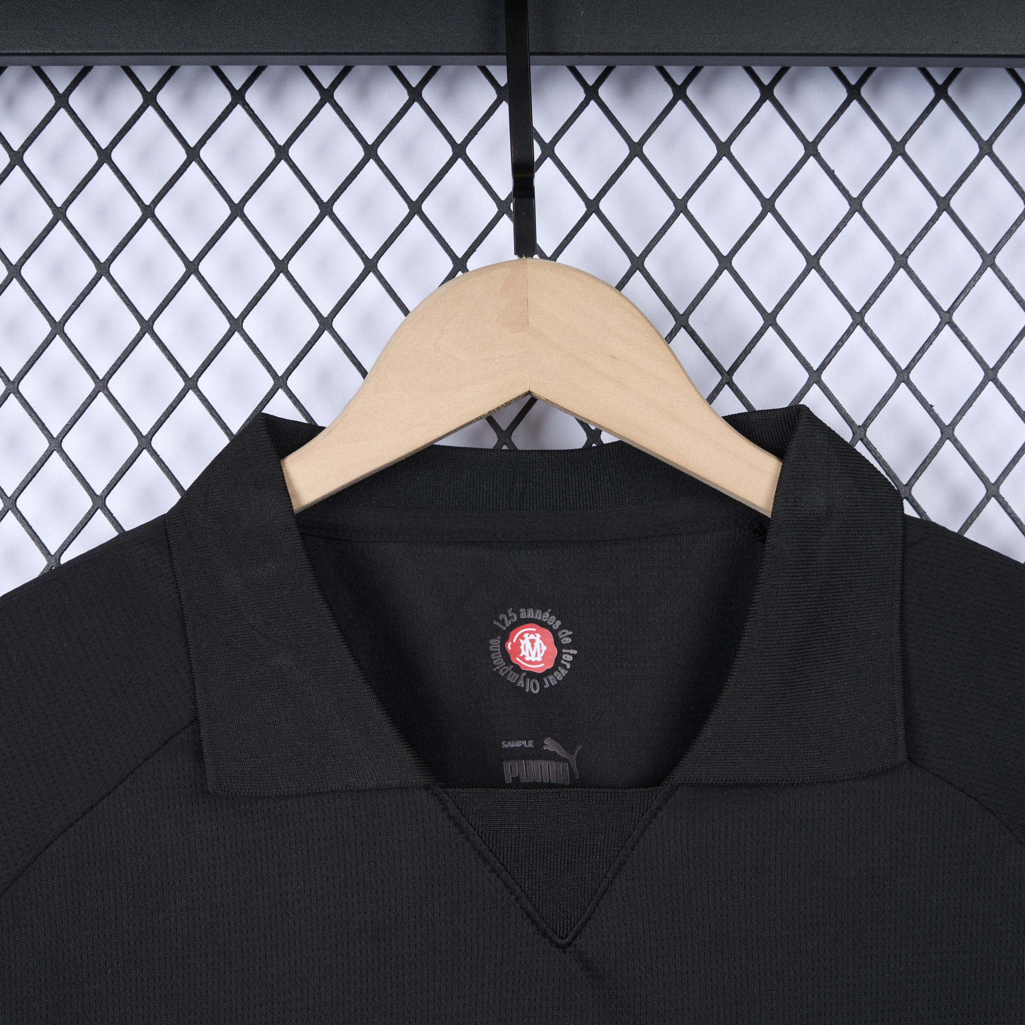 Marseille 24-25 125th Anniversary Black Jersey - Fans Version - SOCCERDEALSHOP