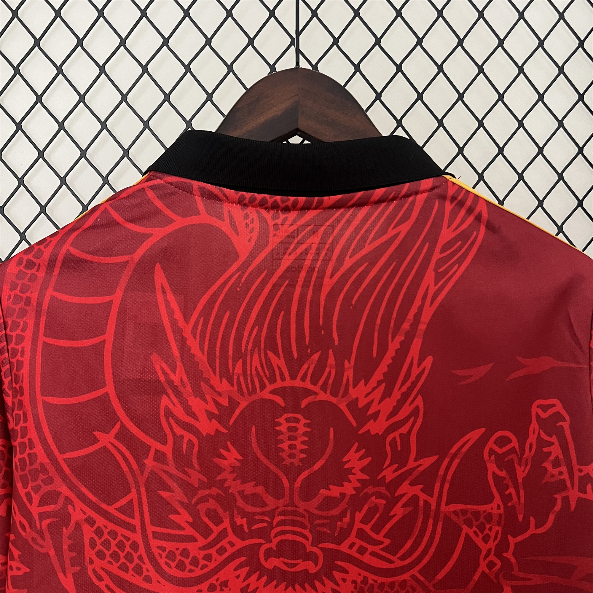 Real Madrid 24-25 Red Colorful Dragon Speical Jersey - Fans Version - SOCCERDEALSHOP