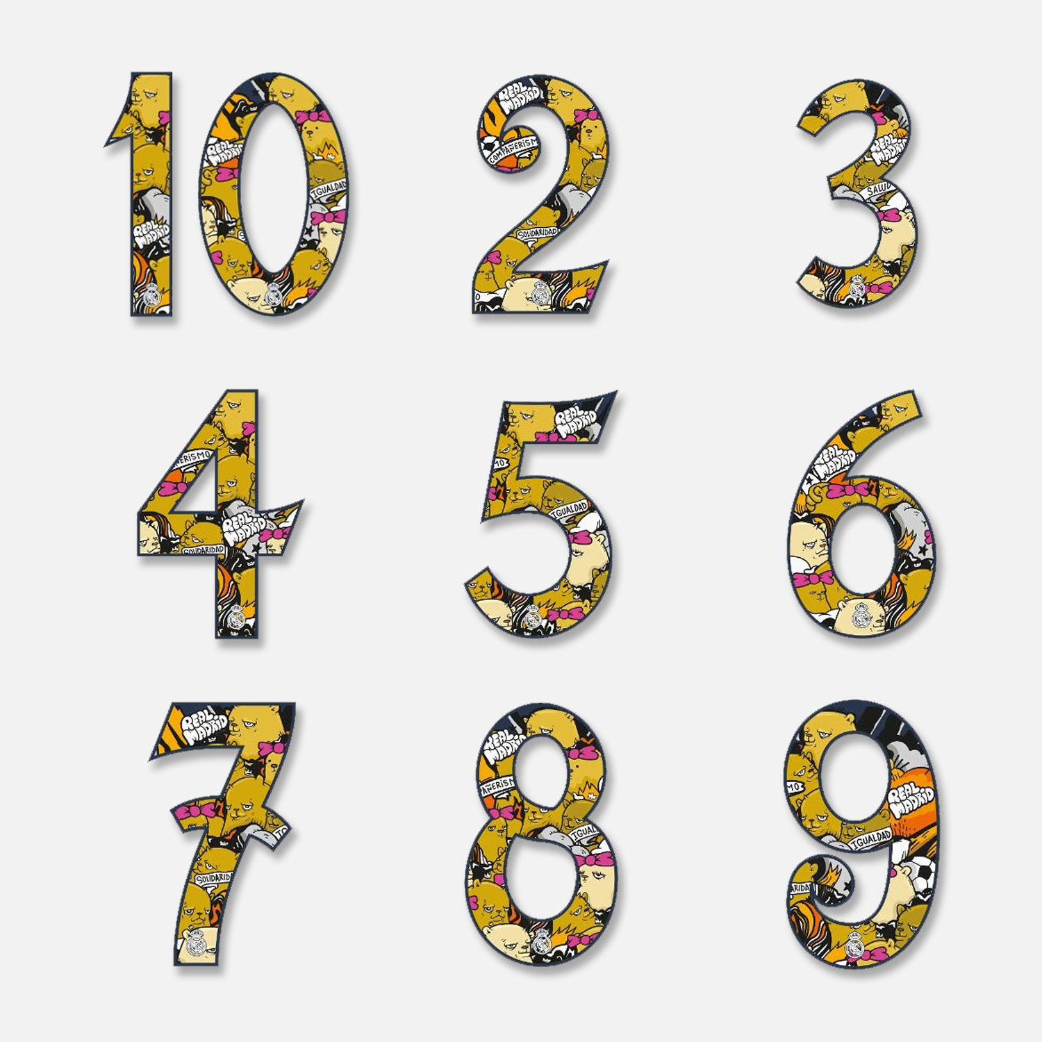 Real Madrid 24-25 Away Jersey with Bear Champ Font - Player Version - SOCCERDEALSHOP