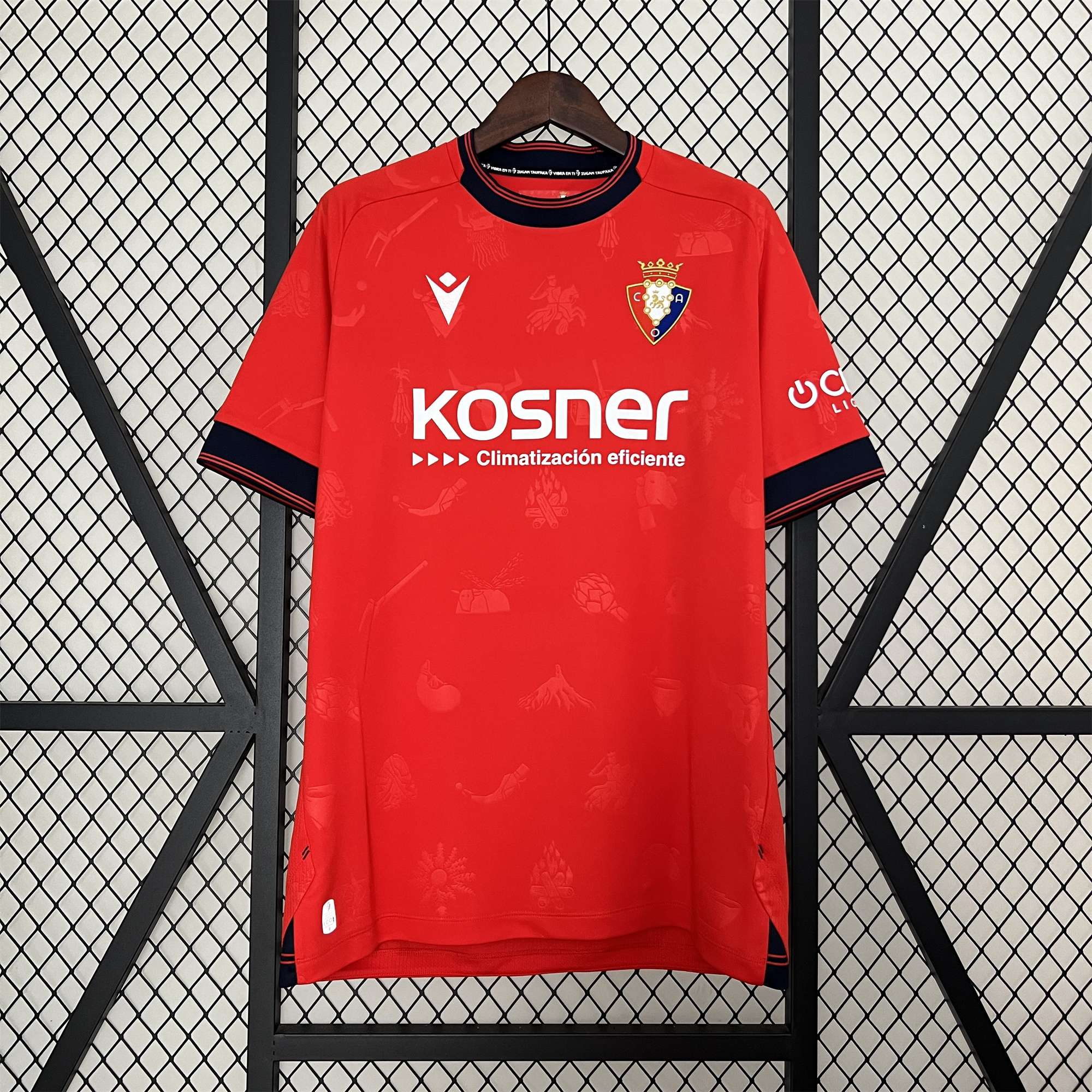 Osasuna 24-25 Home Stadium Jersey - Fans Version - SOCCERDEALSHOP