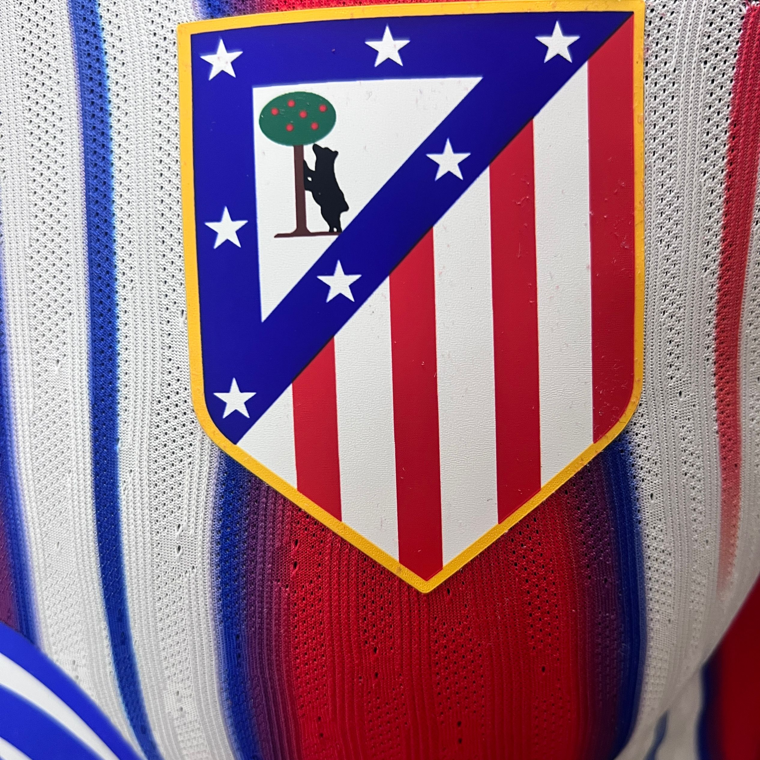 Atletico Madrid 24-25 Home Long Sleeve Jersey - Player Version - SOCCERDEALSHOP