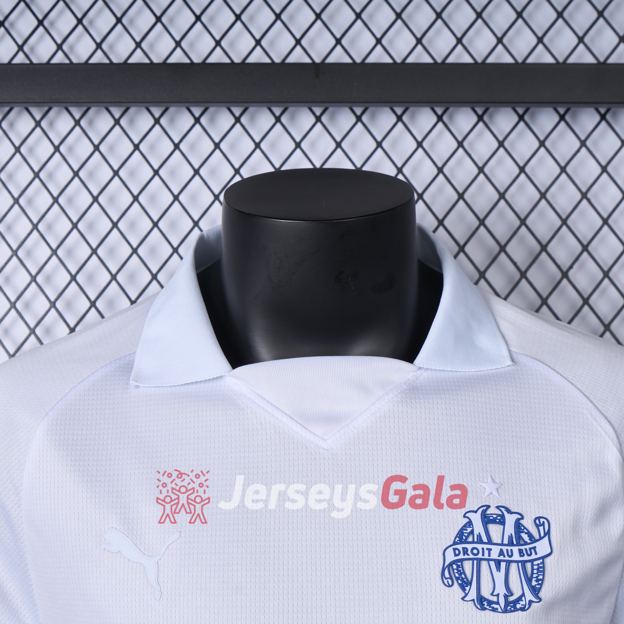 Marseille 24-25 125th Anniversary White Jersey - Player Version - SOCCERDEALSHOP