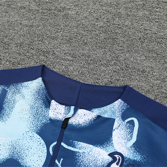 Tottenham Hotspur 24-25 Long Sleeve Training Set - Blue Camouflage - SOCCERDEALSHOP