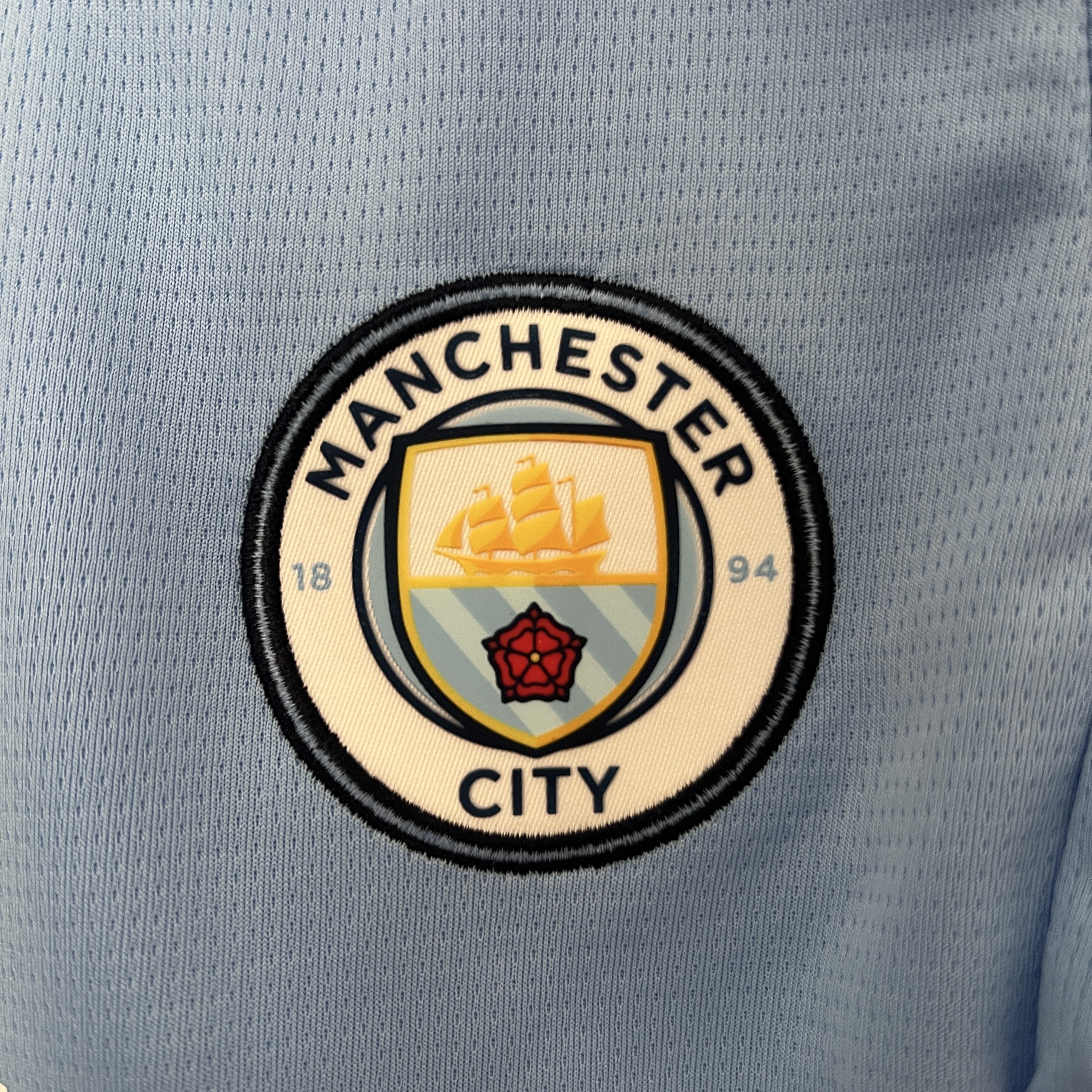 Manchester City 24-25 Home Stadium Kids Kit - SOCCERDEALSHOP
