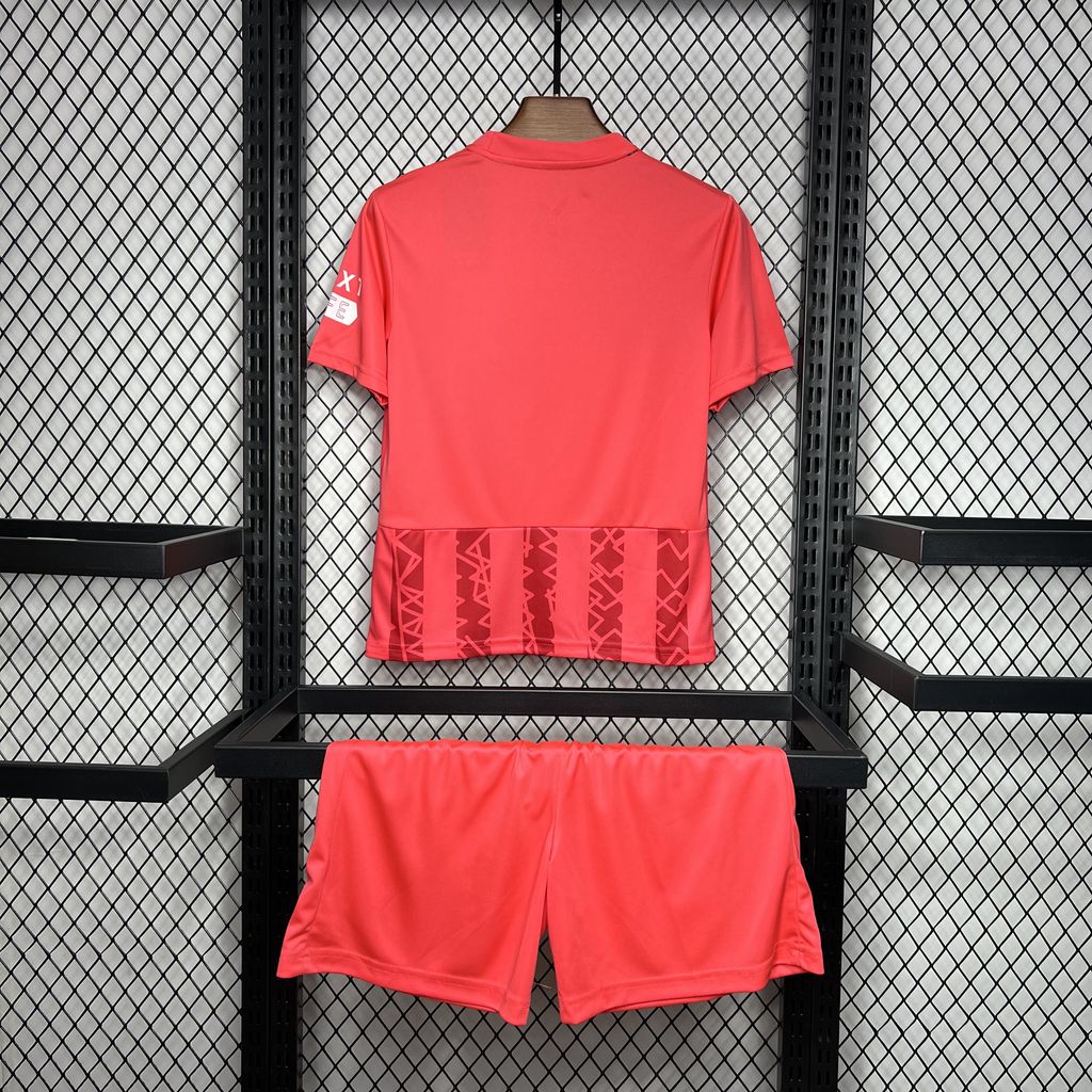 Glasgow Rangers 24-25 Red Goalkeeper Kids Kit - SOCCERDEALSHOP