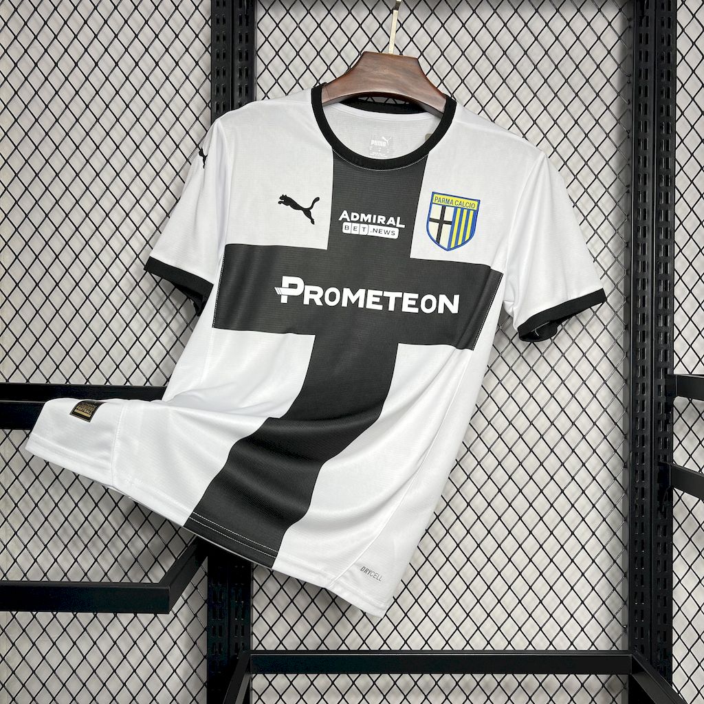 Parma 24-25 Home Stadium Jersey - Fans Version - SOCCERDEALSHOP