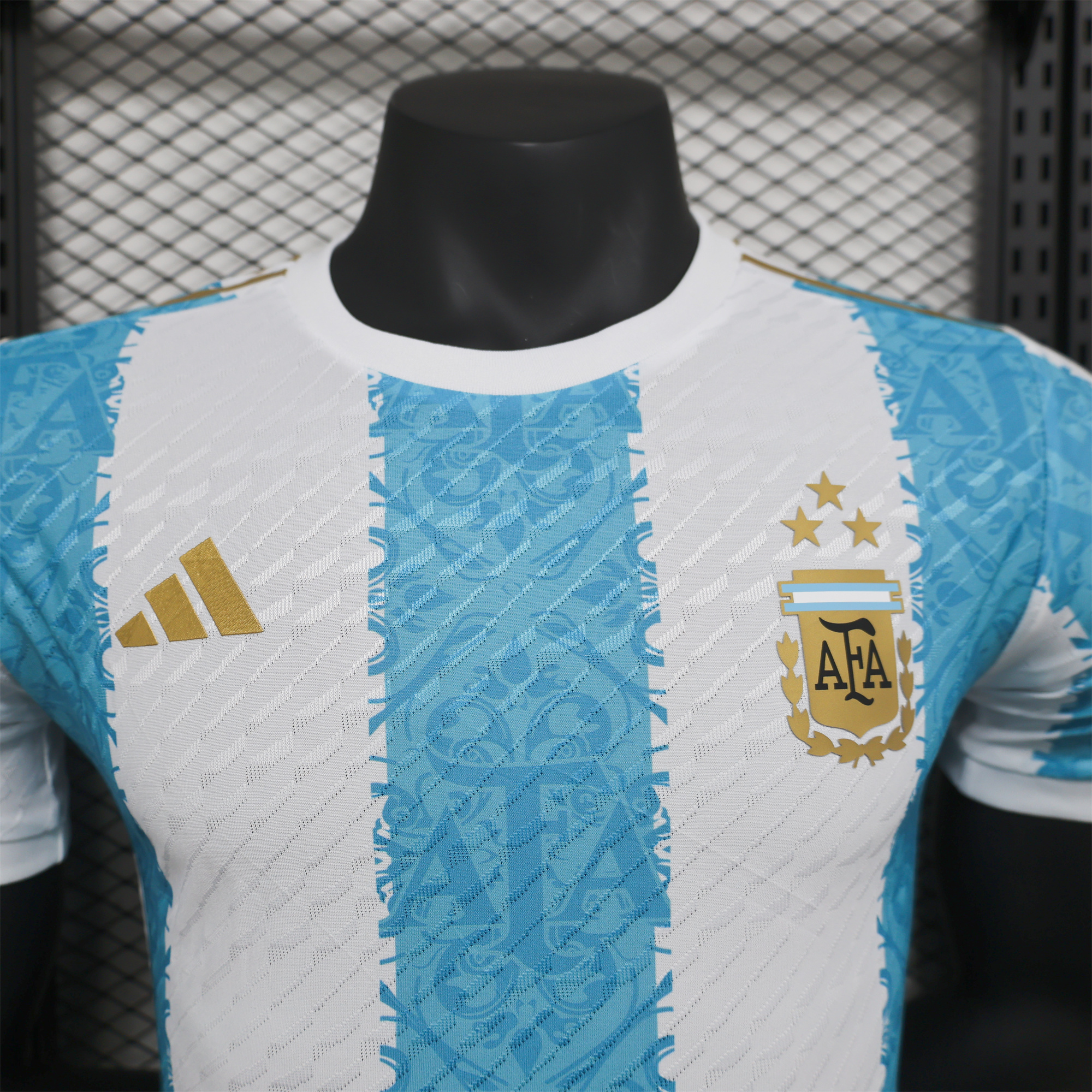 Argentina 2024 Blue and White Stripes Special Edition Jersey - Player Version - SOCCERDEALSHOP