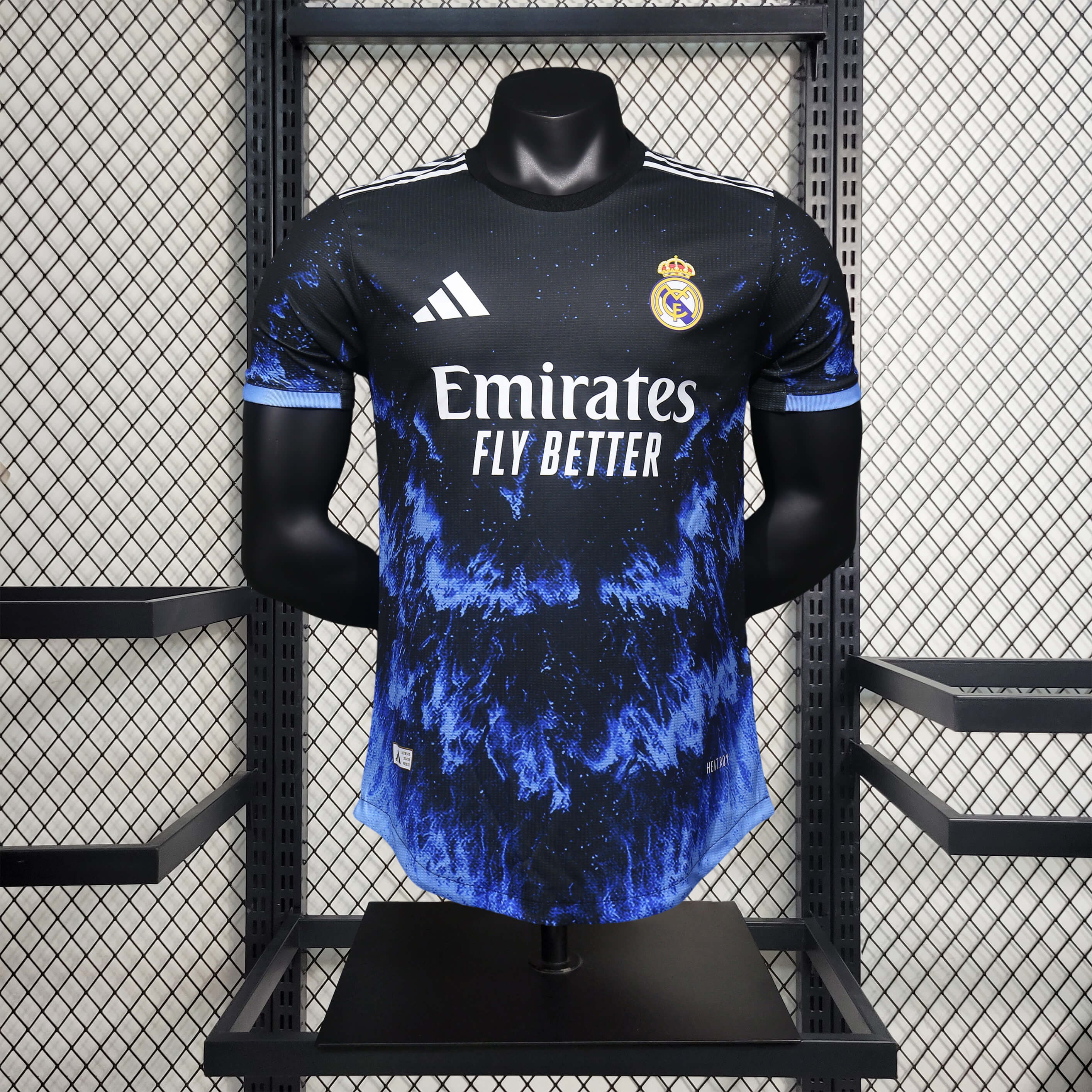 Real Madrid 24-25 Ocean Blue Special Edition Jersey - Player Version - SOCCERDEALSHOP