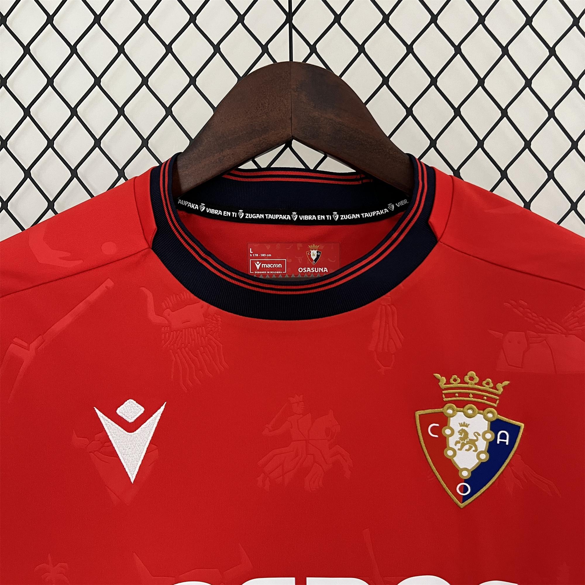 Osasuna 24-25 Home Stadium Jersey - Fans Version - SOCCERDEALSHOP