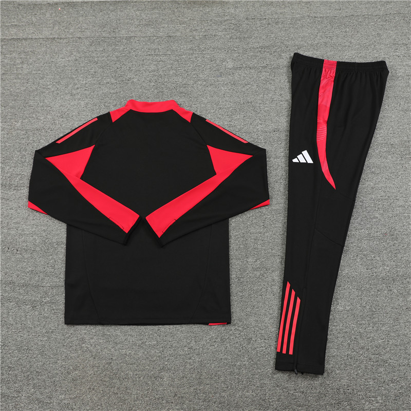 Bayern Munich 24-25 Kids Long Sleeve Training Set - Black - SOCCERDEALSHOP