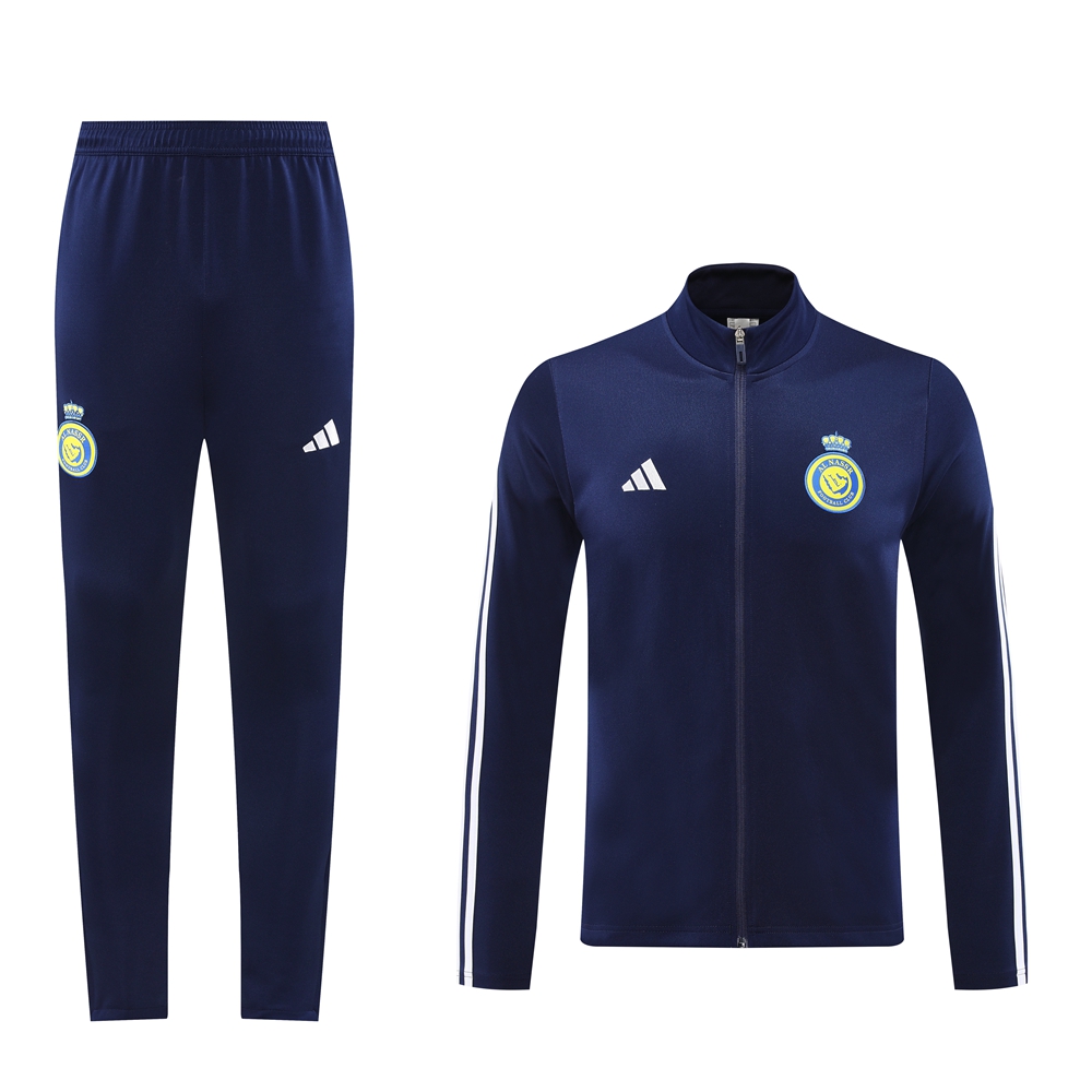 Al Nassr Riyadh Victory 24-25 Jacket Training Tracksuit - Royal Blue - SOCCERDEALSHOP
