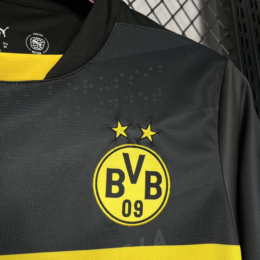 Dortmund 24-25 Away Jersey - Fans Version - SOCCERDEALSHOP