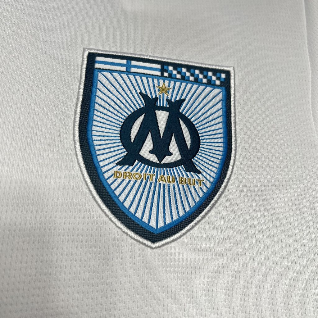 Marseille 24-25 Home Stadium Jersey - Fans Version - SOCCERDEALSHOP