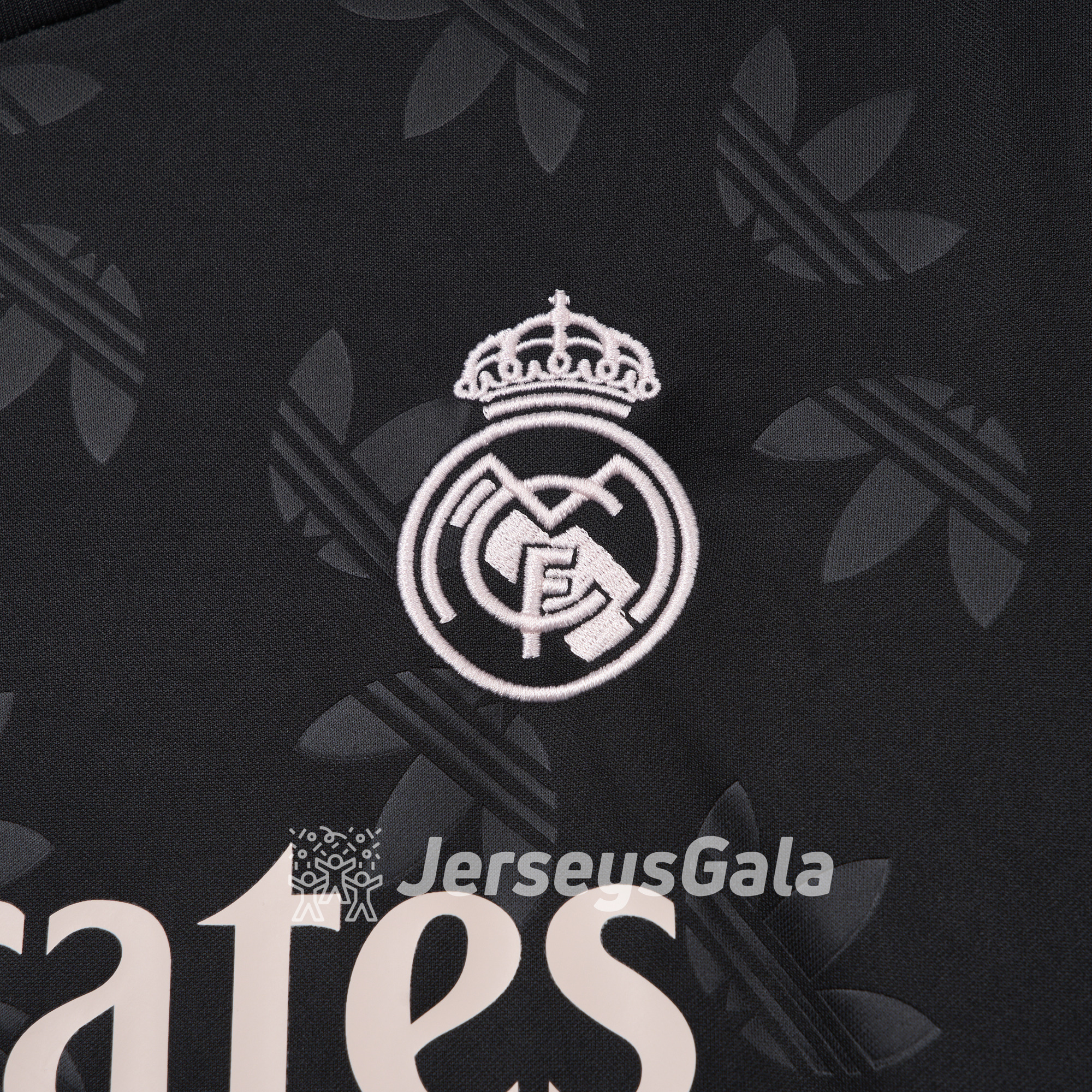 Real Madrid 24-25 Trefoil Black Jersey - Fans Version - SOCCERDEALSHOP