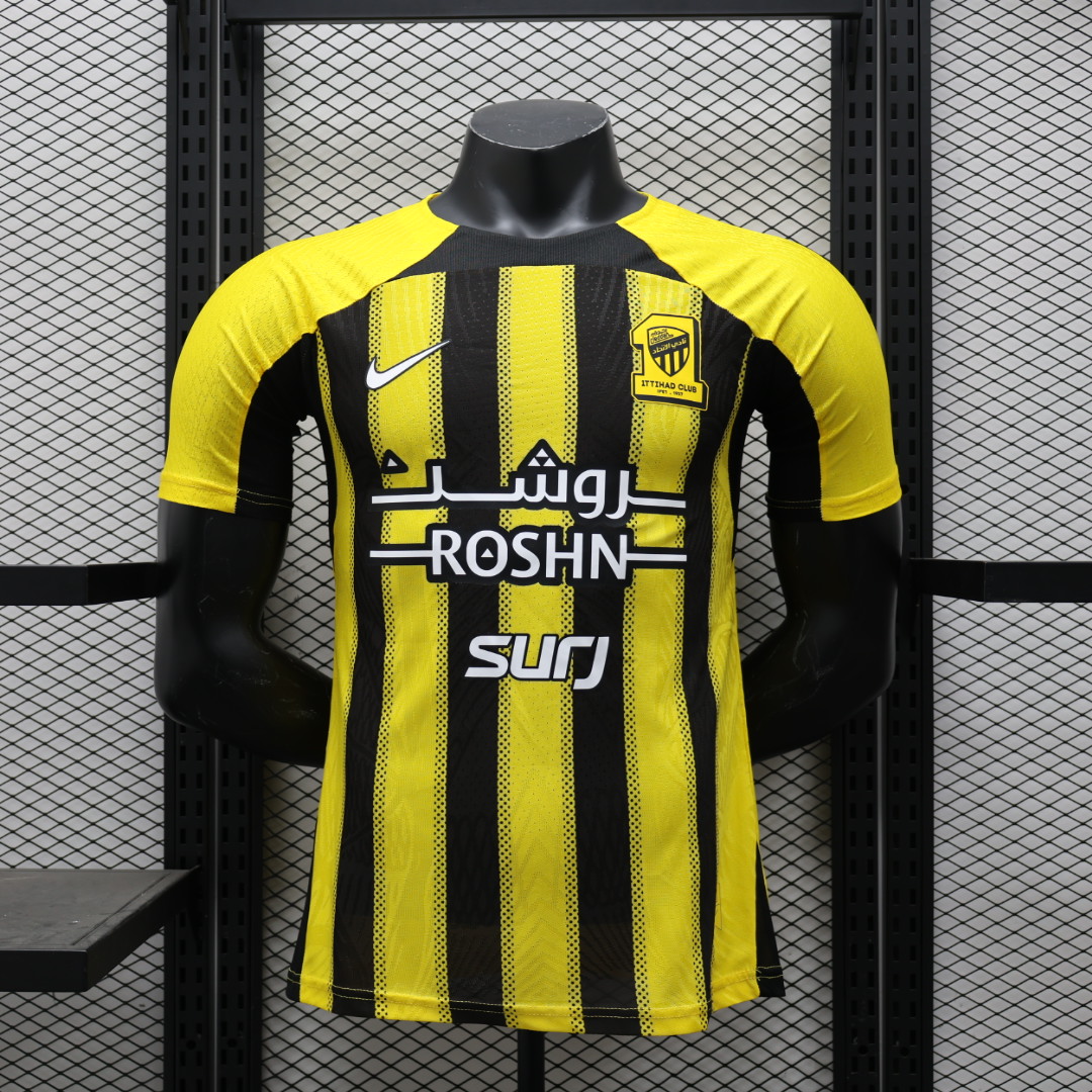 Al Ittihad Jeddah United 24-25 Home Jersey - Player Version - SOCCERDEALSHOP