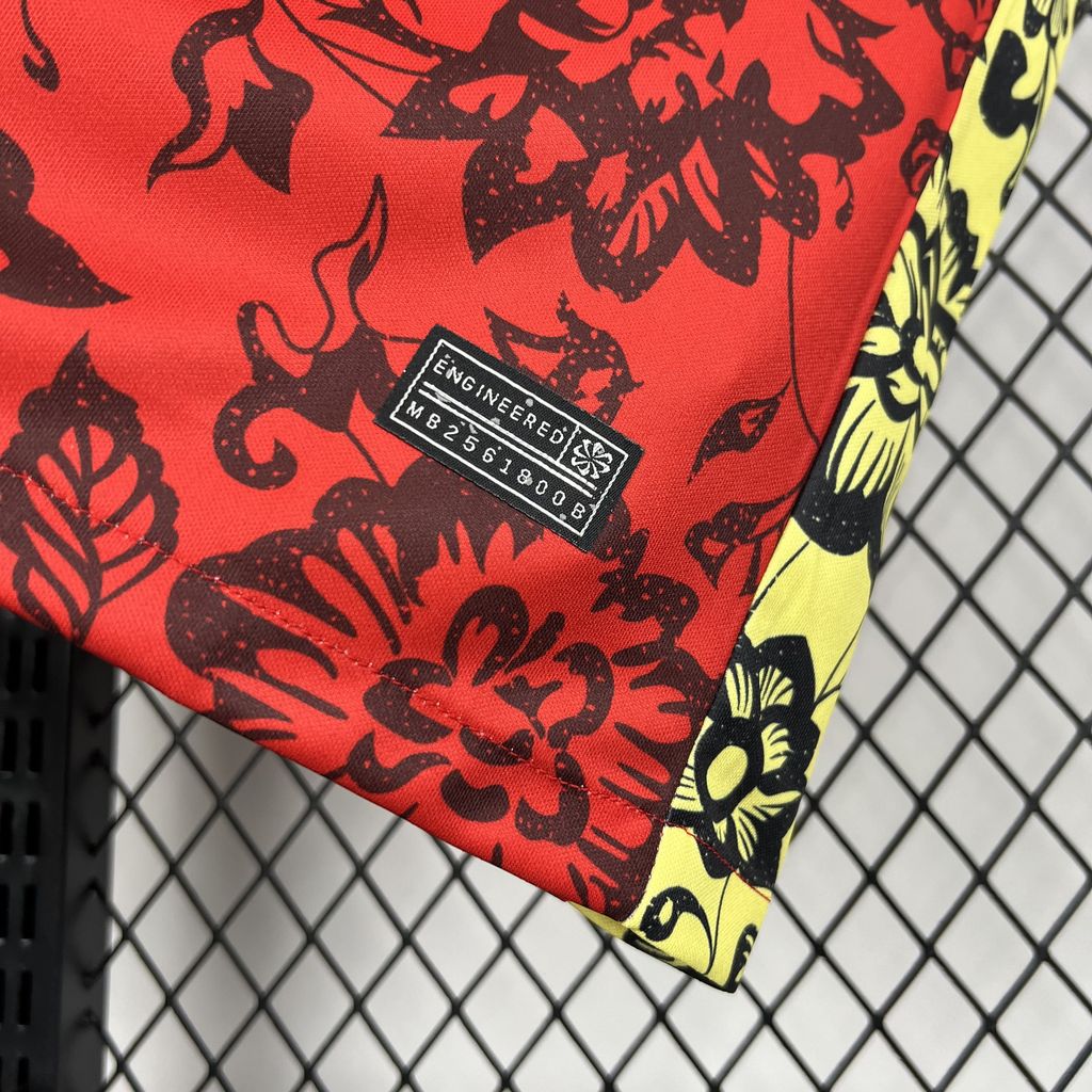 Portugal 2024-25 Red Flower Special Edition Jersey - Fans Version - SOCCERDEALSHOP