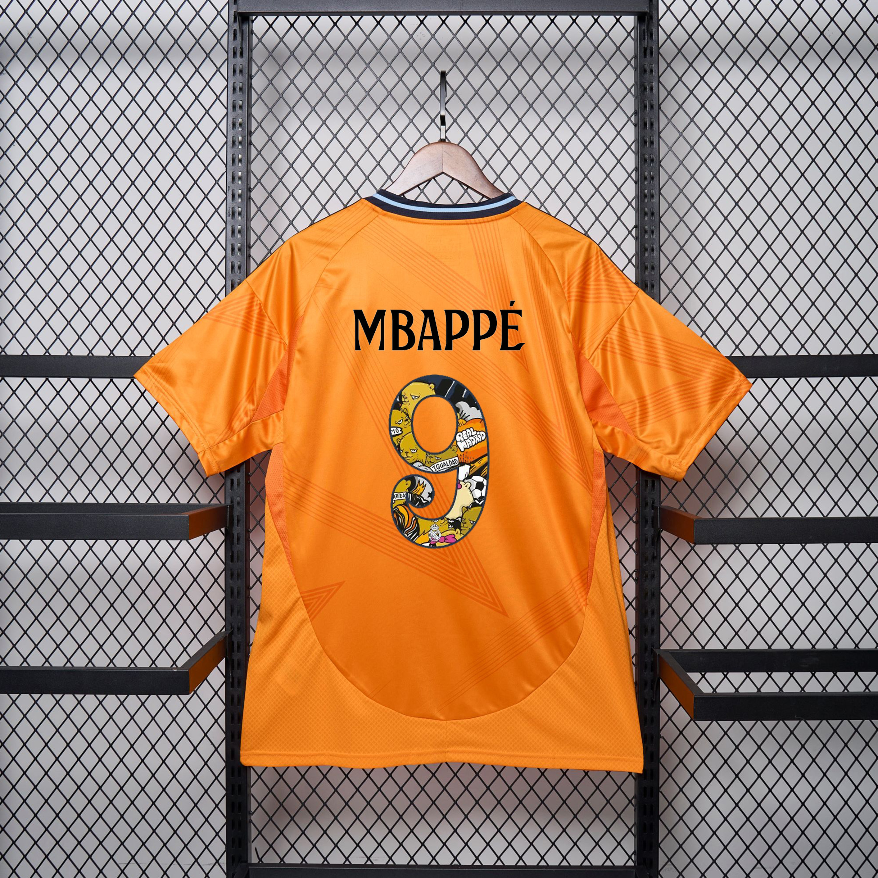 Real Madrid 24-25 Away Jersey with Bear Champ Font - Fans Version - SOCCERDEALSHOP