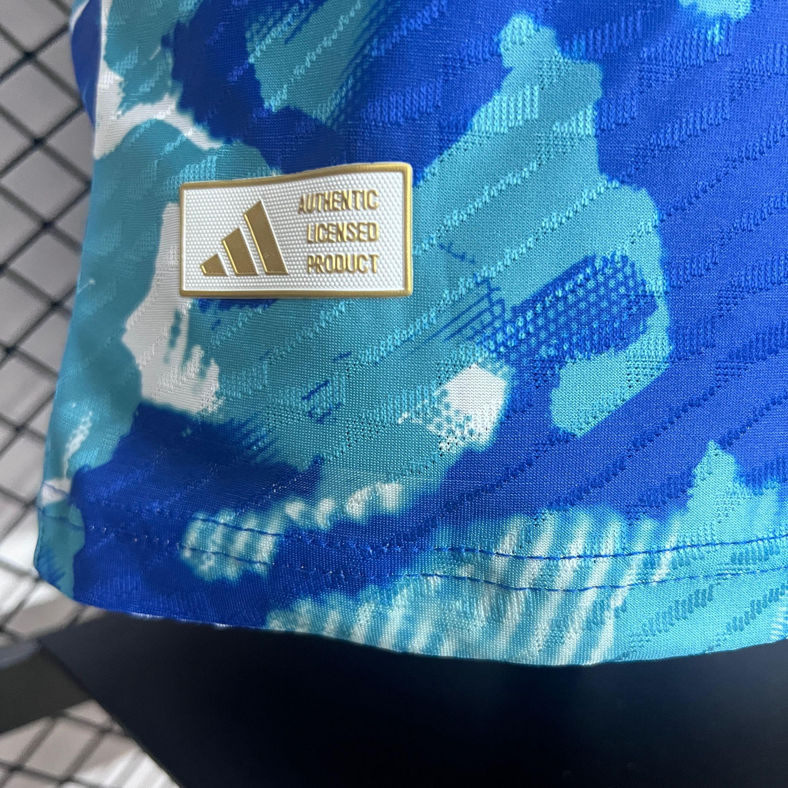 Real Madrid 24-25 Blue Watercolor Special Edition Jersey - Player Version - SOCCERDEALSHOP