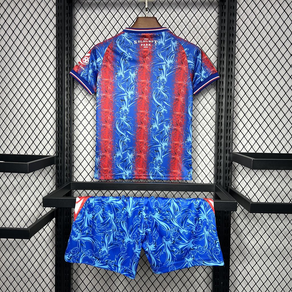 Crystal Palace 24-25 Home Stadium Kids Kit - SOCCERDEALSHOP