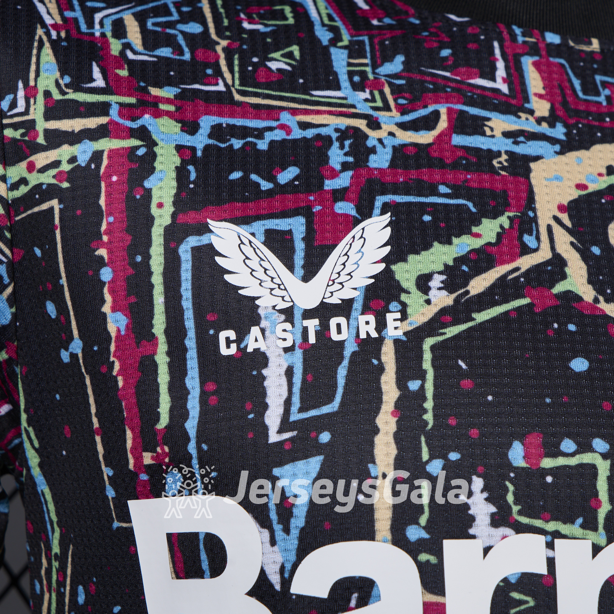 Bayer 04 Leverkusen 24-25 Black Graffiti Special Edition Jersey - Player Version - SOCCERDEALSHOP