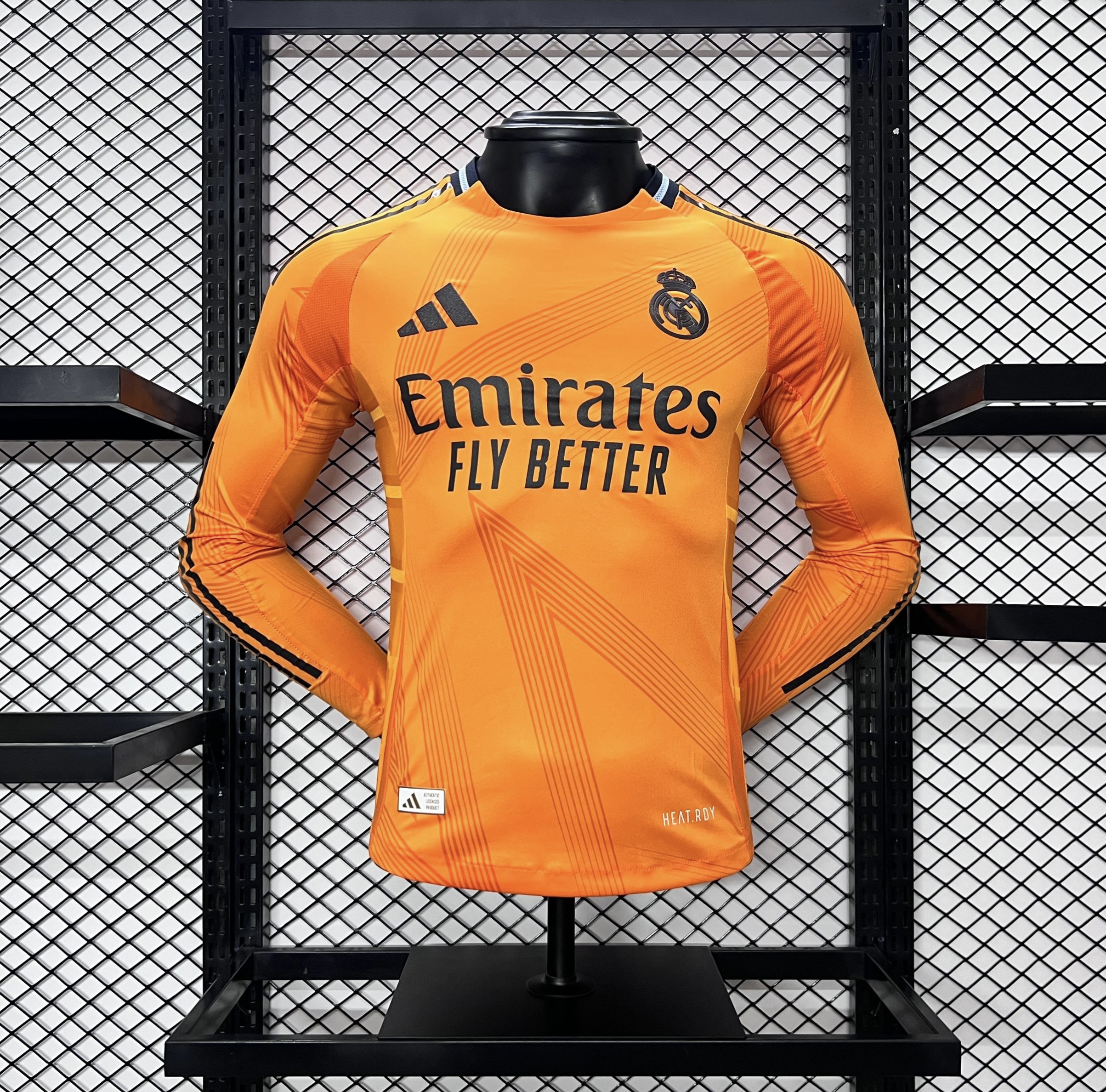Real Madrid 24-25 Away Long Sleeve Jersey - Player Version - SOCCERDEALSHOP