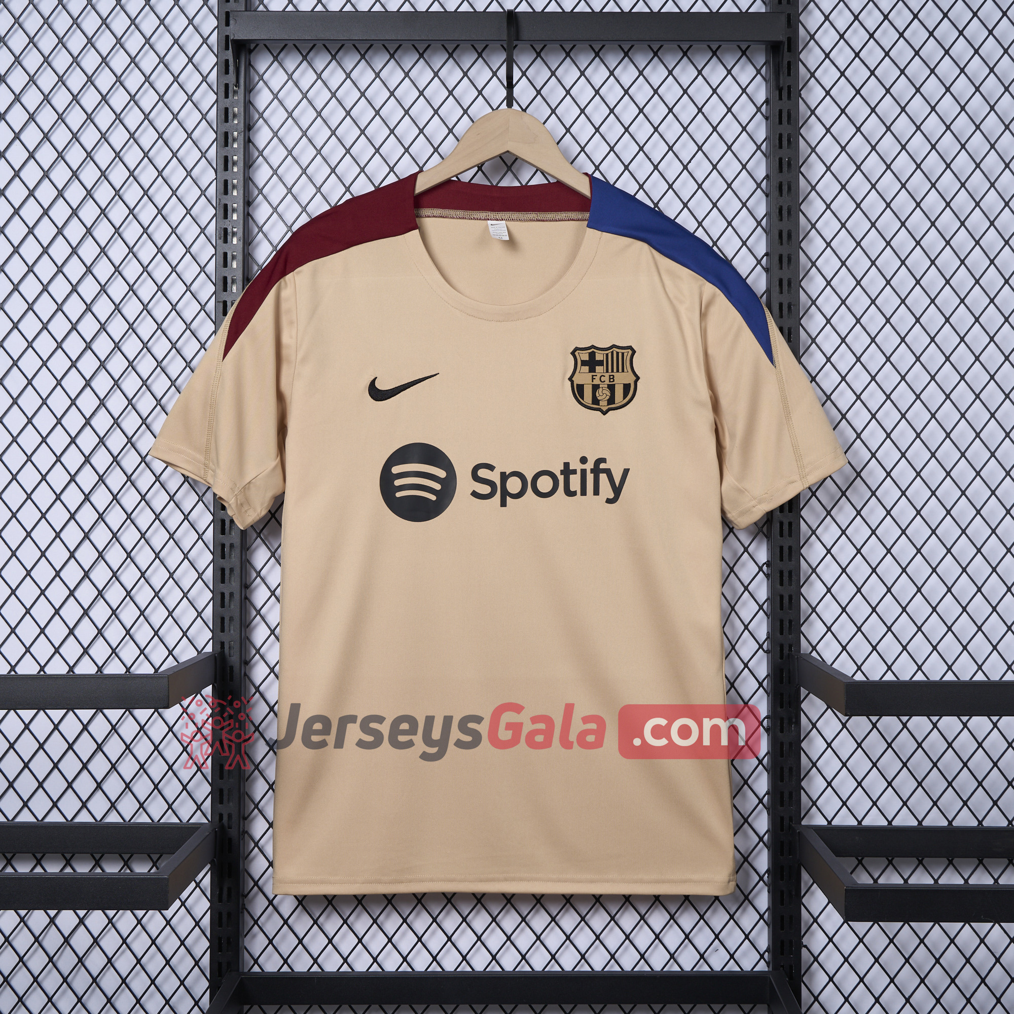 B.A.R.S.A 24-25 Frick Same Style Coach Training Shirt - Gold - SOCCERDEALSHOP