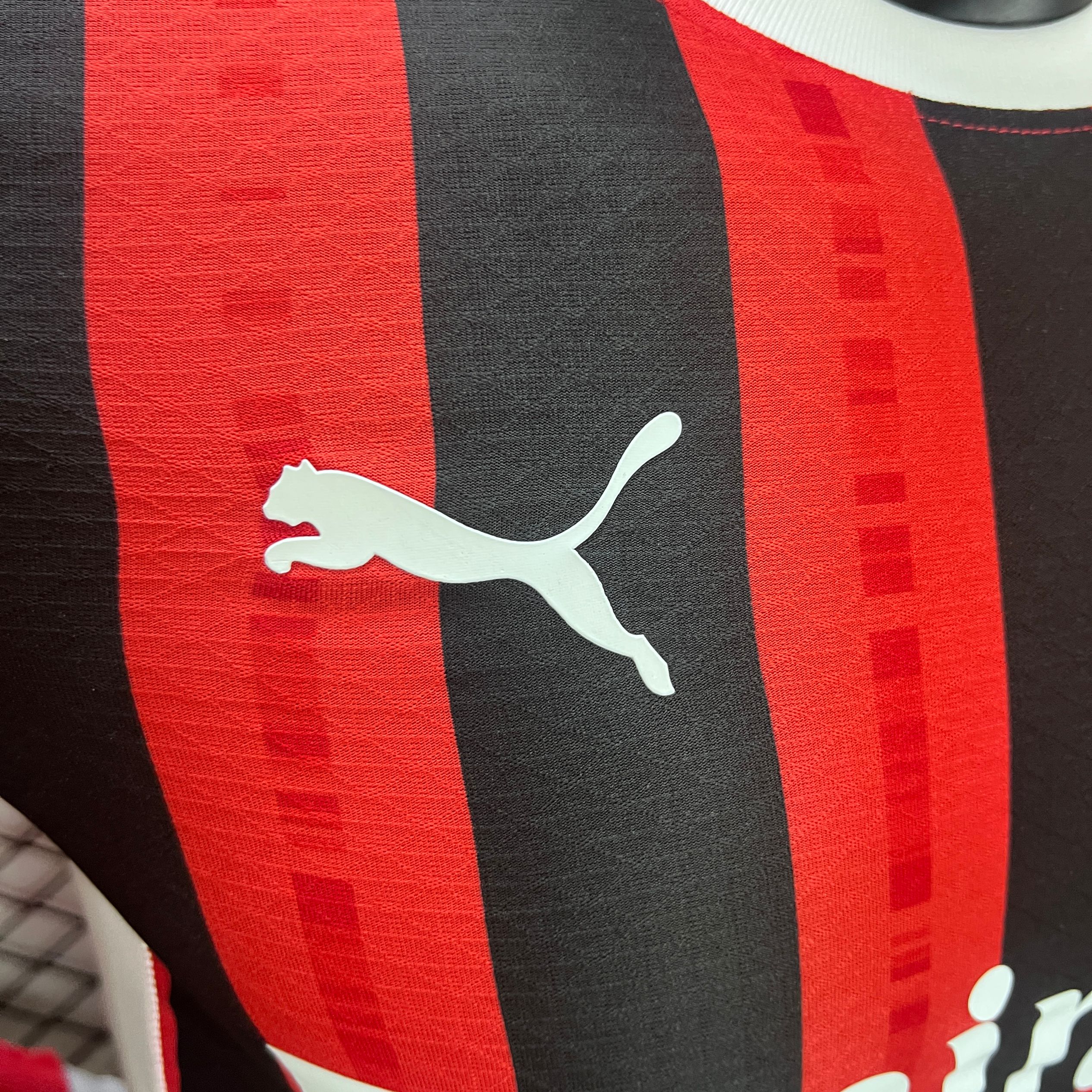 AC Milan 24-25 Home Long Sleeve Jersey - Player Version - SOCCERDEALSHOP