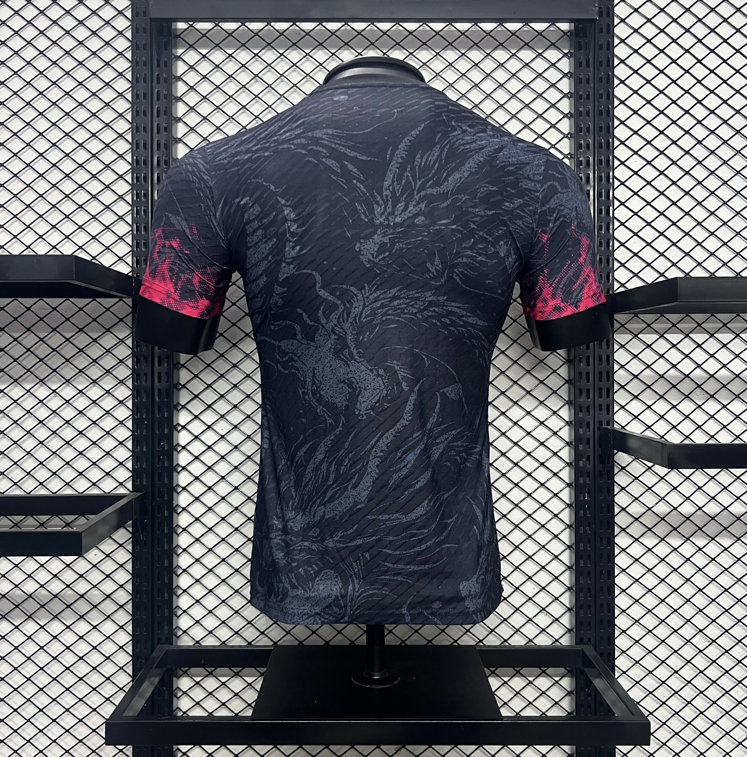 Real Madrid 24-25 Red Dragon Special Edition Black Jersey - Player Version - SOCCERDEALSHOP