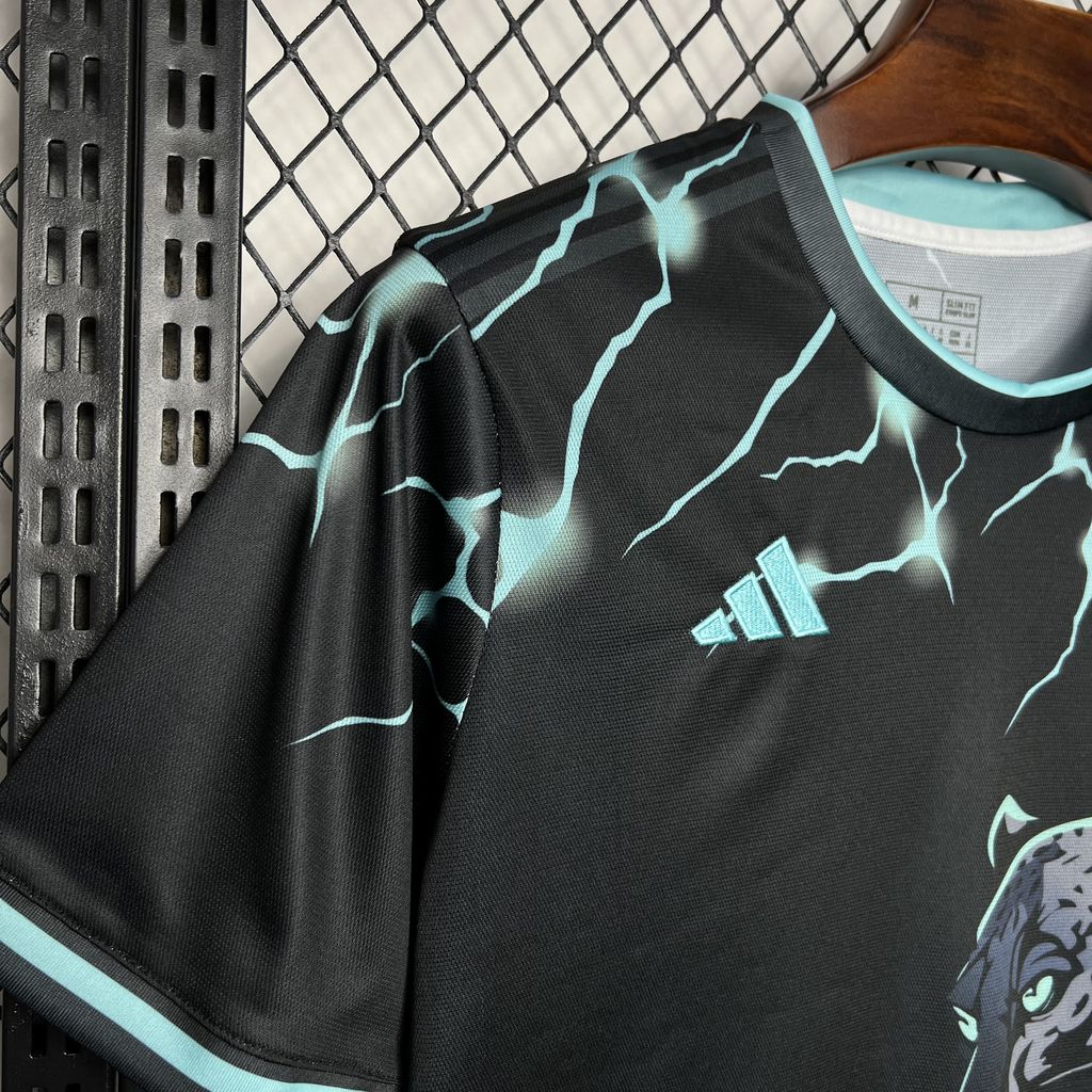 Real Madrid 24-25 Black & Green Leopard Jersey - Fans Version - SOCCERDEALSHOP