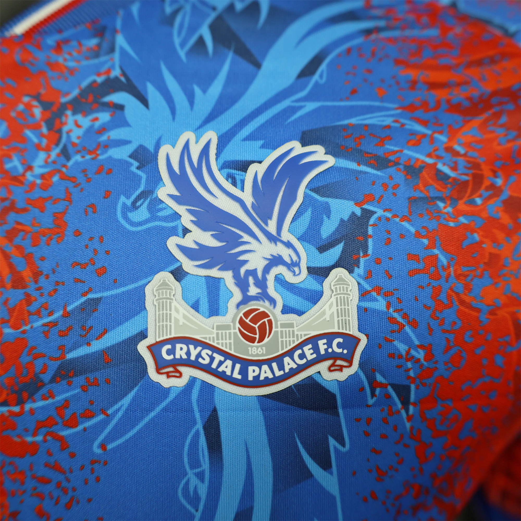 Crystal Palace 24-25 Home Stadium Jersey - Player Version - SOCCERDEALSHOP