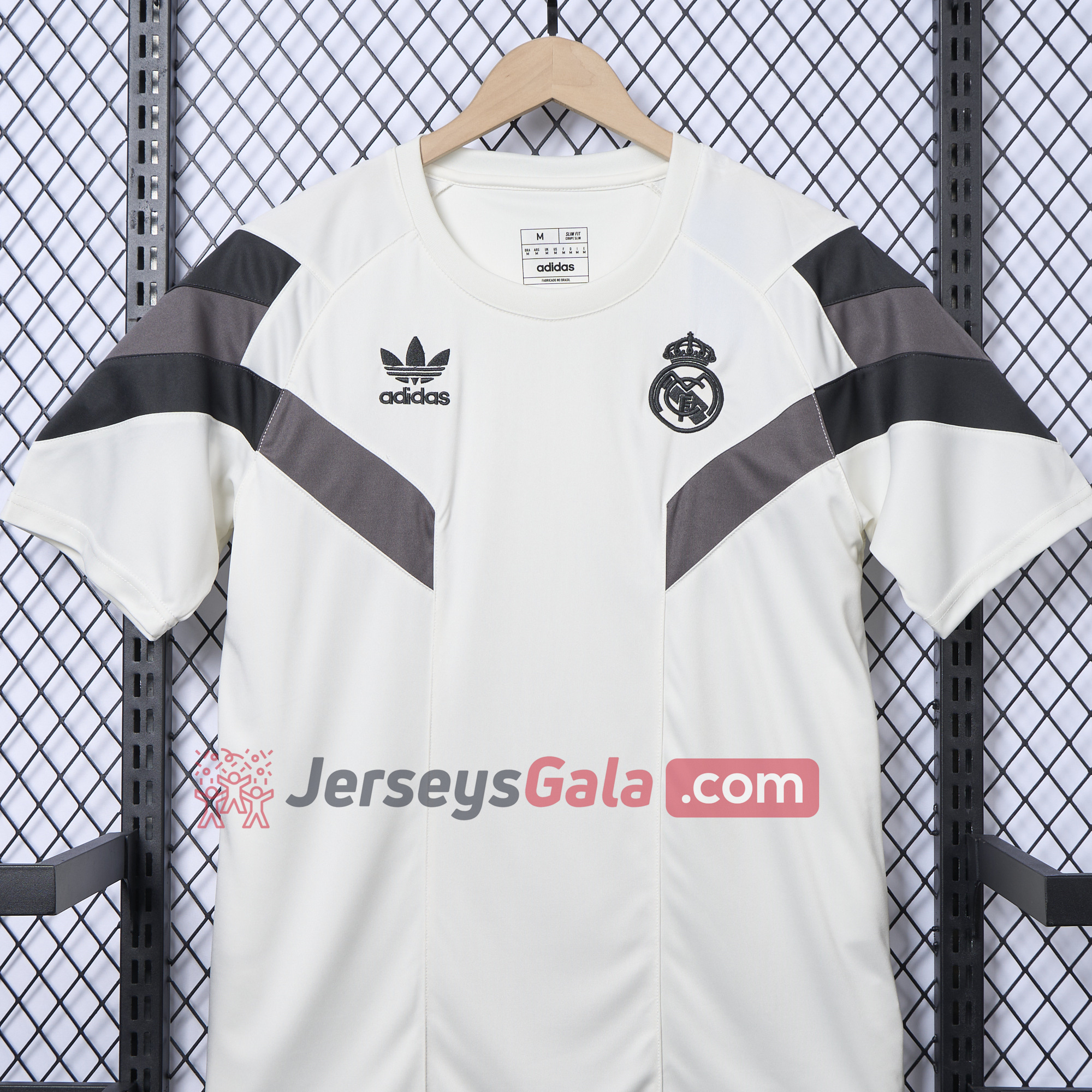 Real Madrid 24-25 Throwback Originals T-Shirt - White - SOCCERDEALSHOP