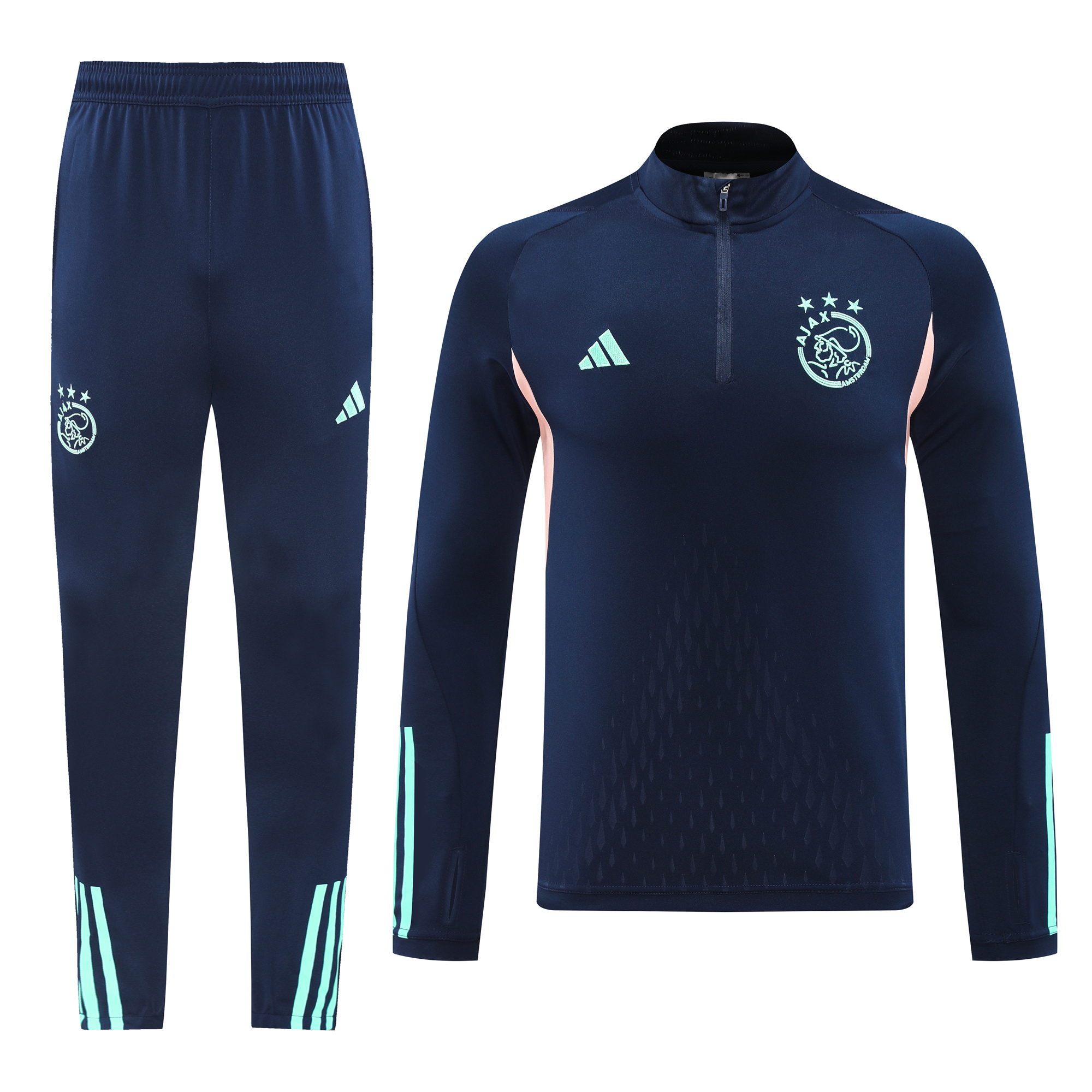 Ajax 24-25 Long Sleeve Training Set - Royal Blue - SOCCERDEALSHOP