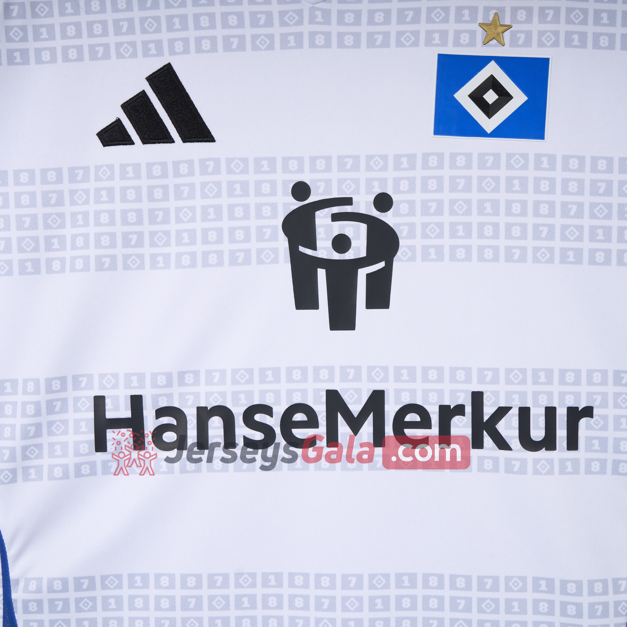 Hamburger SV 24-25 Home Stadium Jersey - Fans Version - SOCCERDEALSHOP