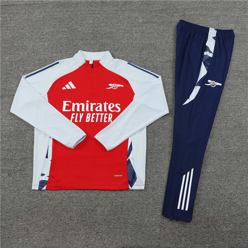 Arsenal 24-25 Long Sleeve Training Set - Red & Blue - SOCCERDEALSHOP