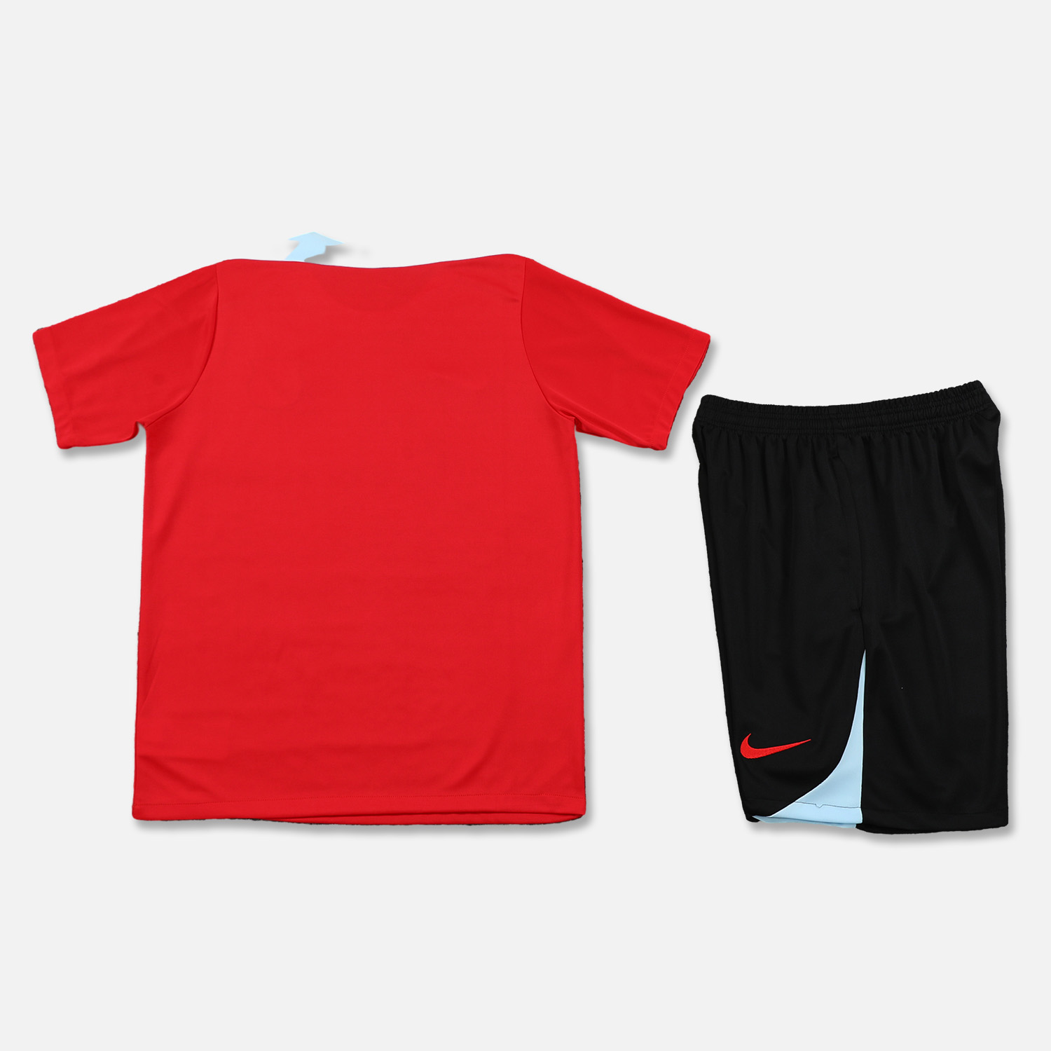 B.A.R.S.A 24-25 Short-Sleeve Training Set - Red Top & Black Shorts - SOCCERDEALSHOP