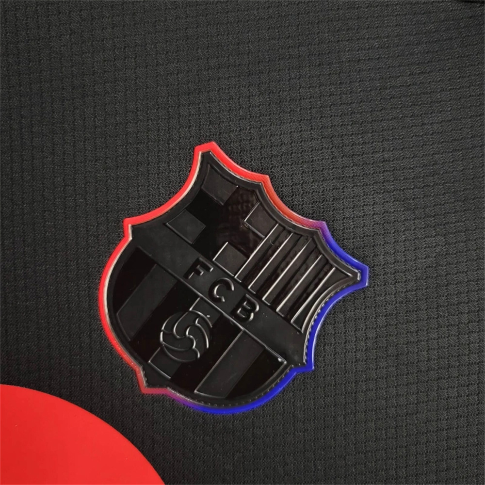 B.A.R.S.A 24-25 Away Long Sleeve Jersey with Big Logo - Fans Version - SOCCERDEALSHOP