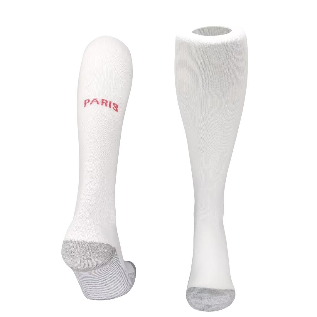 Paris Saint-Germain PSG 24-25 Away Socks - White - SOCCERDEALSHOP