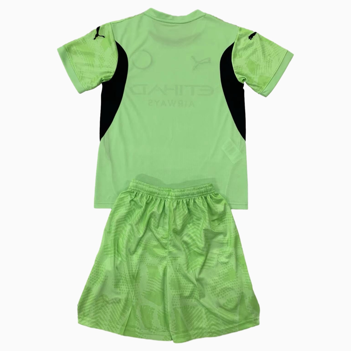 Manchester City 24-25 Light Green Goalkeeper Kids Kit - SOCCERDEALSHOP