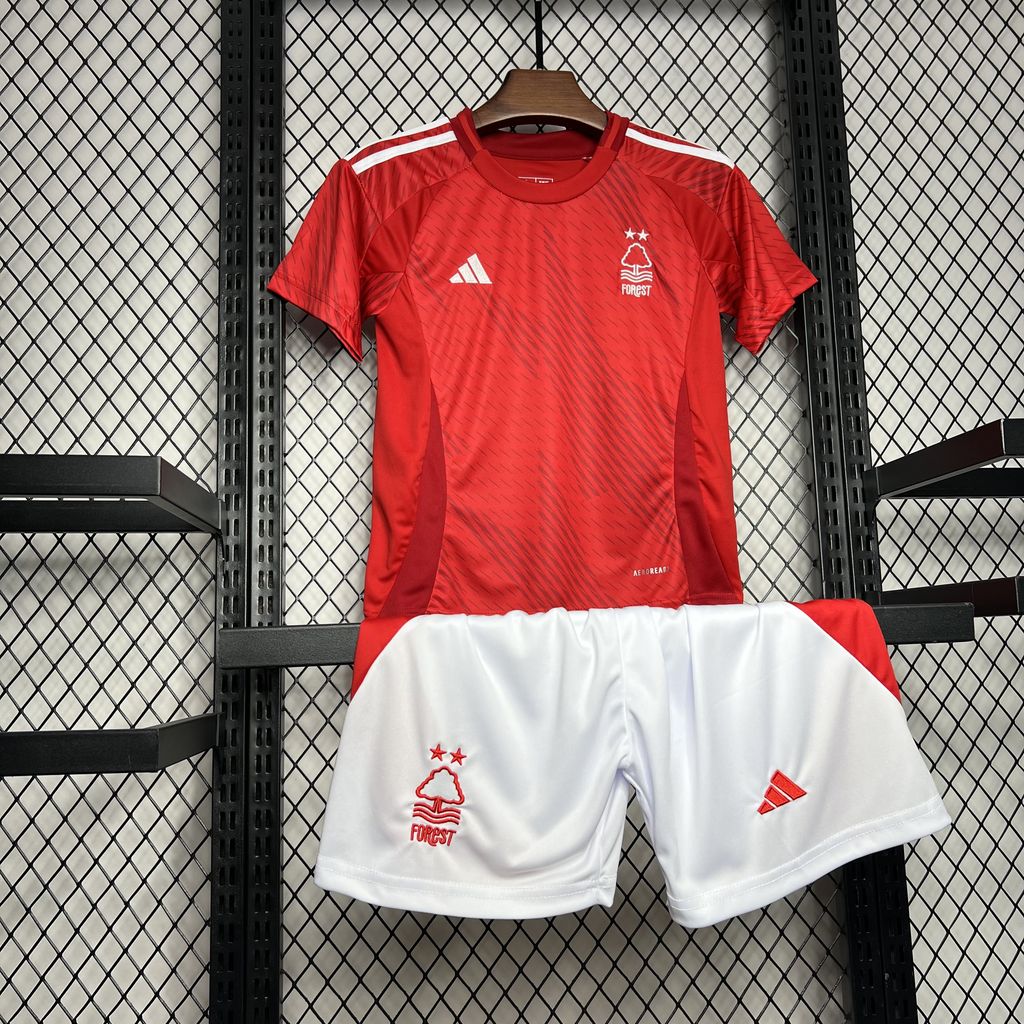 Nottingham Forest 24-25 Home Stadium Kids Kit - SOCCERDEALSHOP