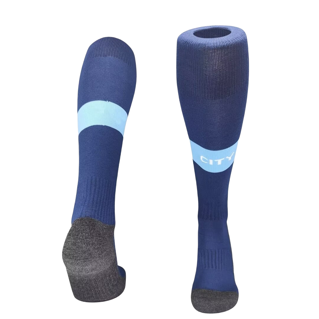Manchester City 24-25 Home Socks - Blue - SOCCERDEALSHOP
