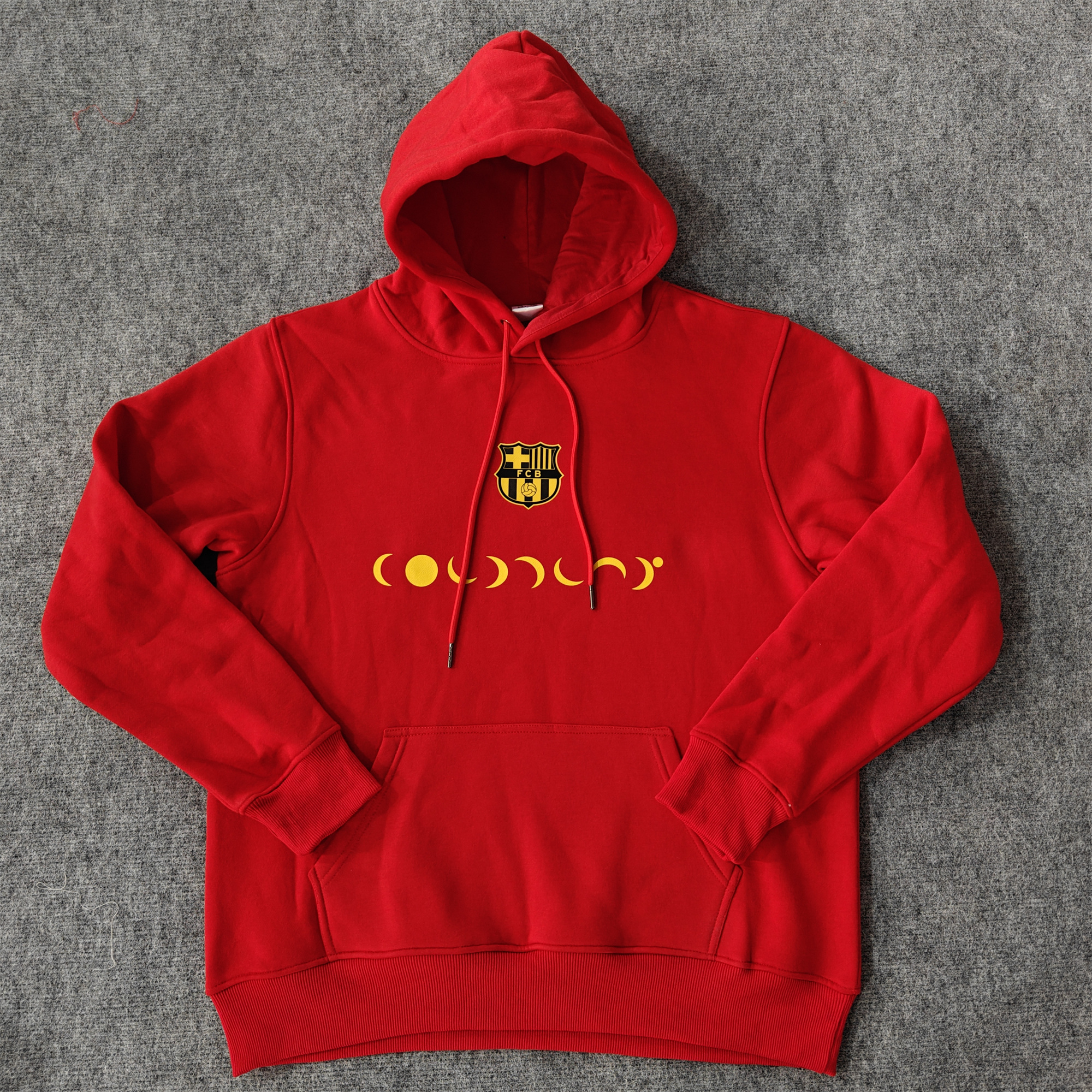 B.A.R.S.A X Coldplay 24-25 Moon Silhouette Hoodie - Red - SOCCERDEALSHOP