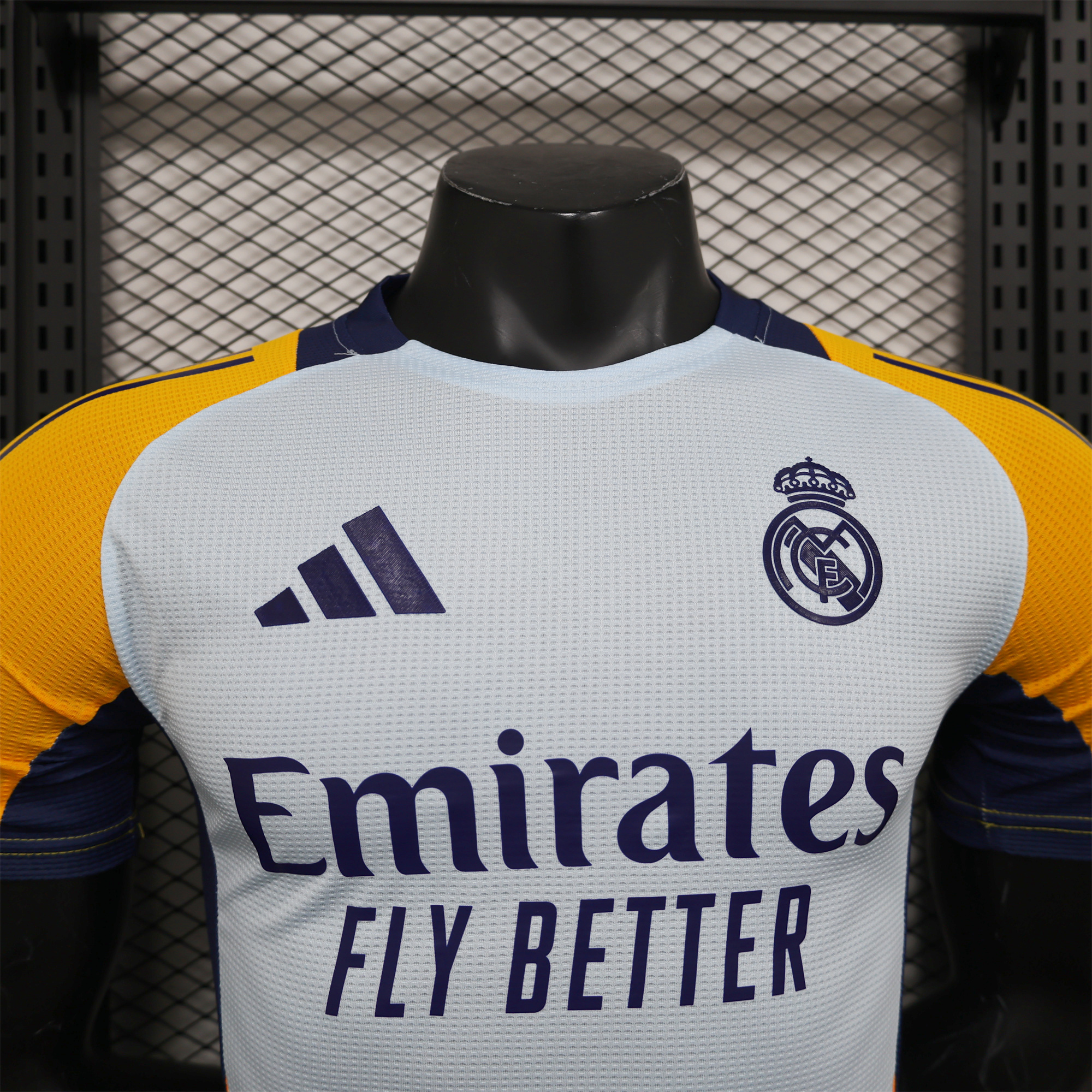 Real Madrid 24-25 Blue Pre-Match Jersey - Player Version - SOCCERDEALSHOP