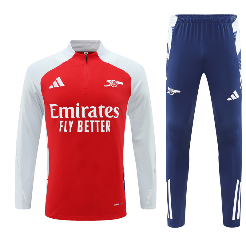 Arsenal 24-25 Long Sleeve Training Set - Red & Blue - SOCCERDEALSHOP