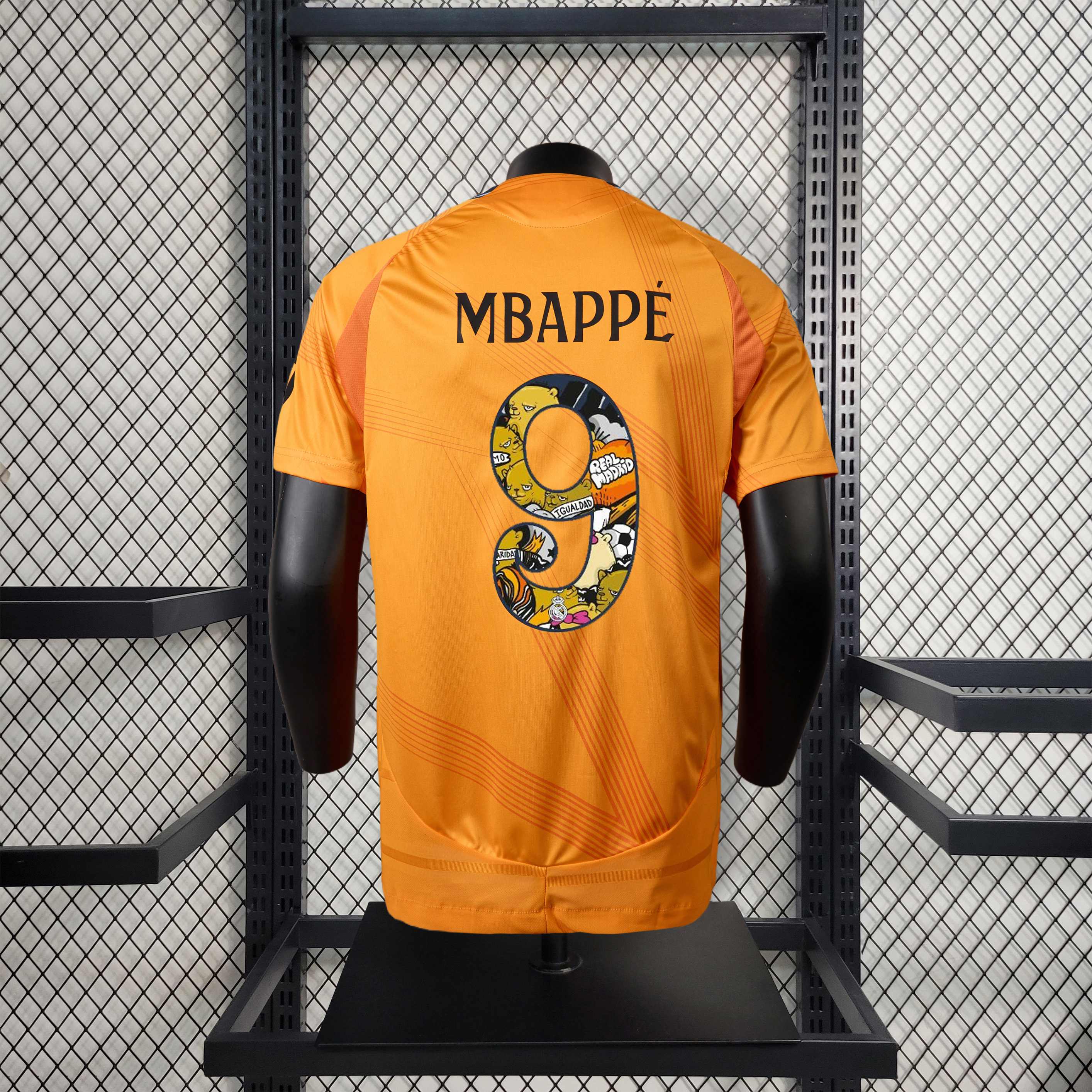 Real Madrid 24-25 Away Jersey with Bear Champ Font - Player Version - SOCCERDEALSHOP