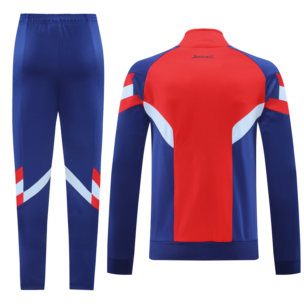 Arsenal 24-25 Originals LFSTLR Jacket Training Tracksuit - Red and Blue - SOCCERDEALSHOP