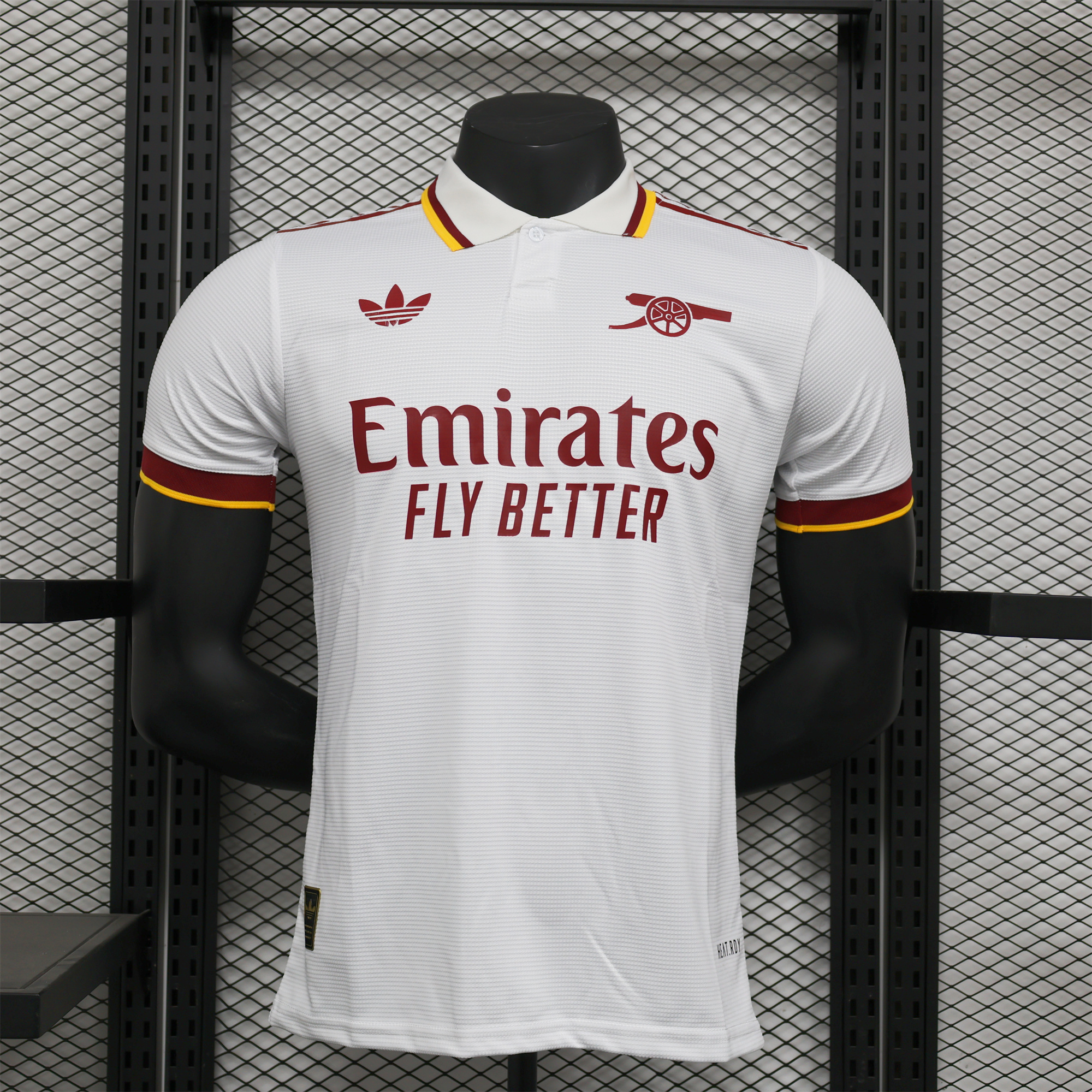 Arsenal 24-25 White Special Edition Polo Jersey - Player Version - SOCCERDEALSHOP