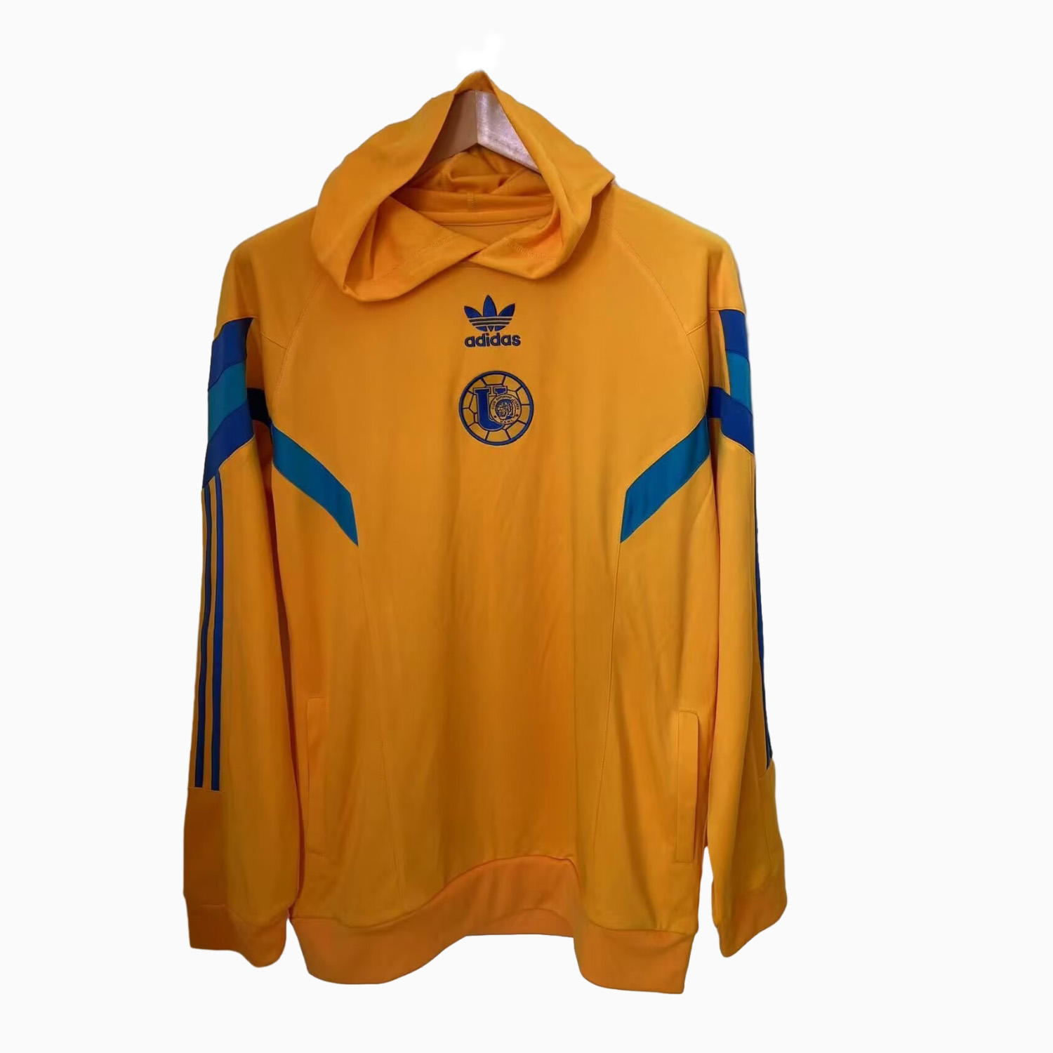 Tigres UANL 24-25 Vintage Style Hoodie - Yellow - SOCCERDEALSHOP